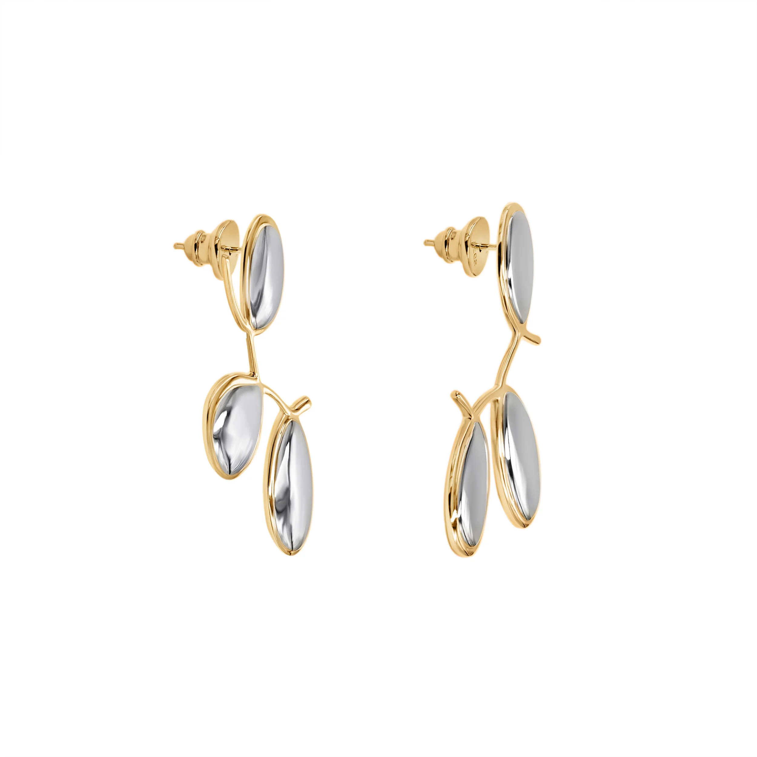 Large Triple Petal Curlicue Earrings 2.jpg