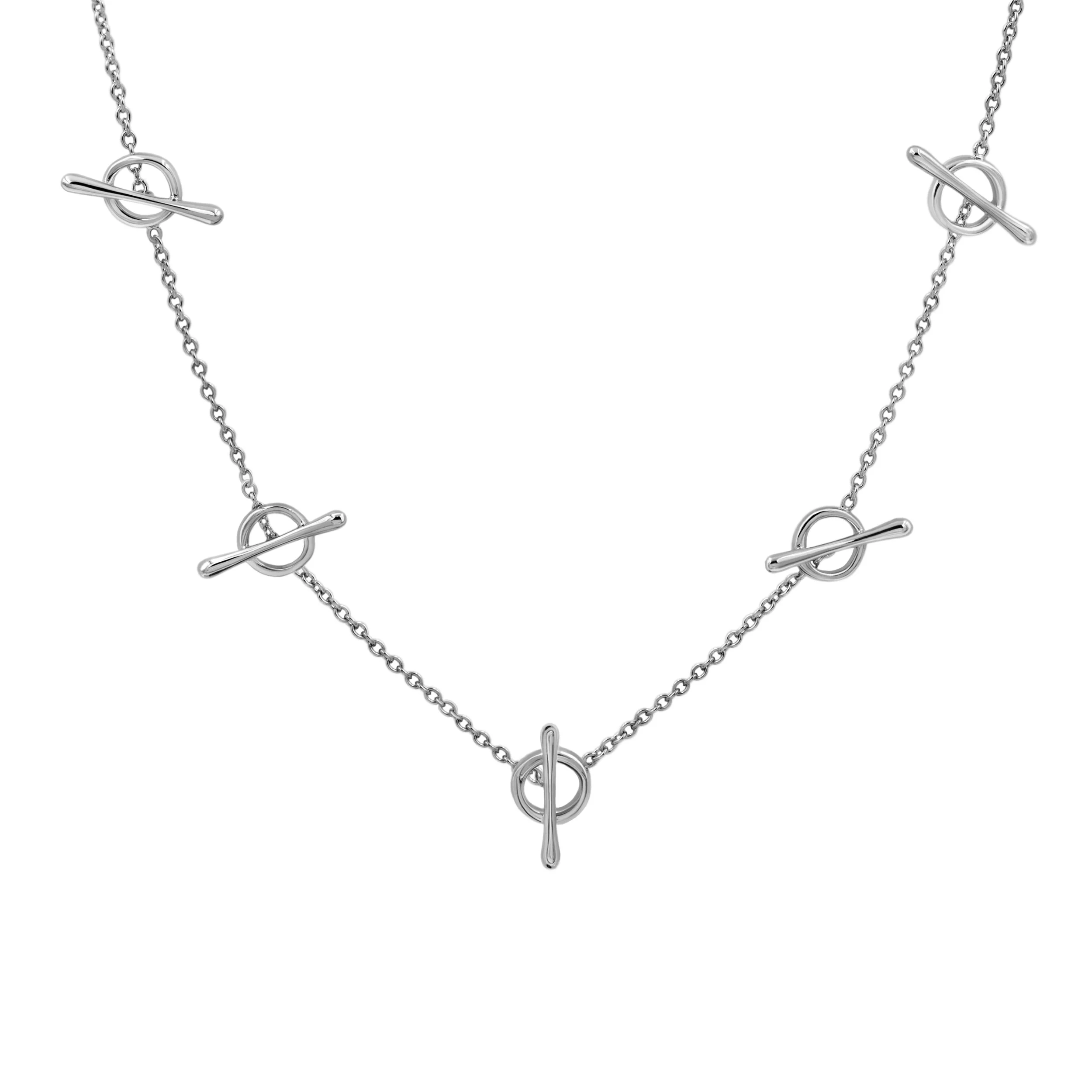 Small T-Bar Link Necklace