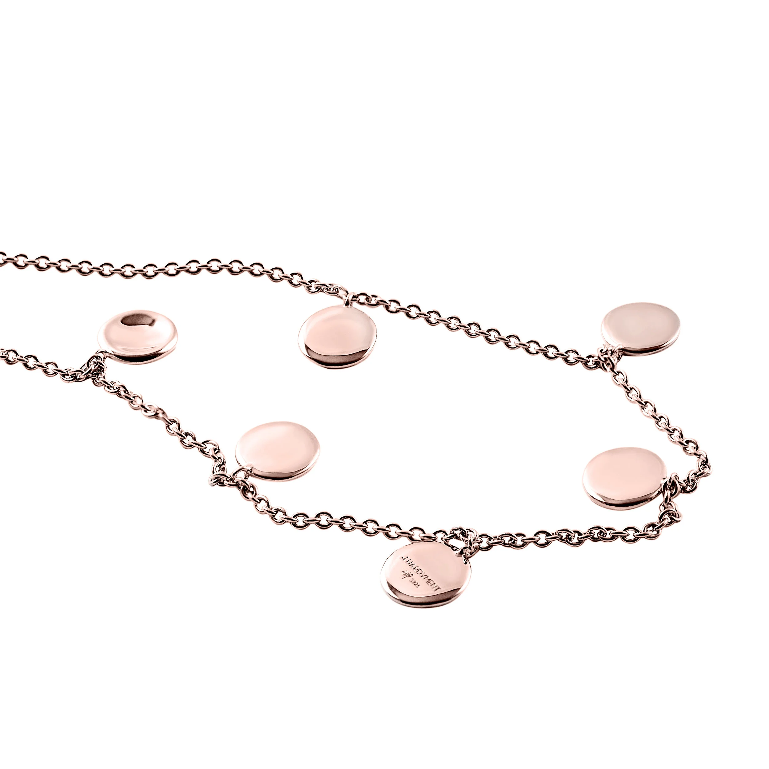 Small Thumbprints Charm Necklace (RG) 3.jpg