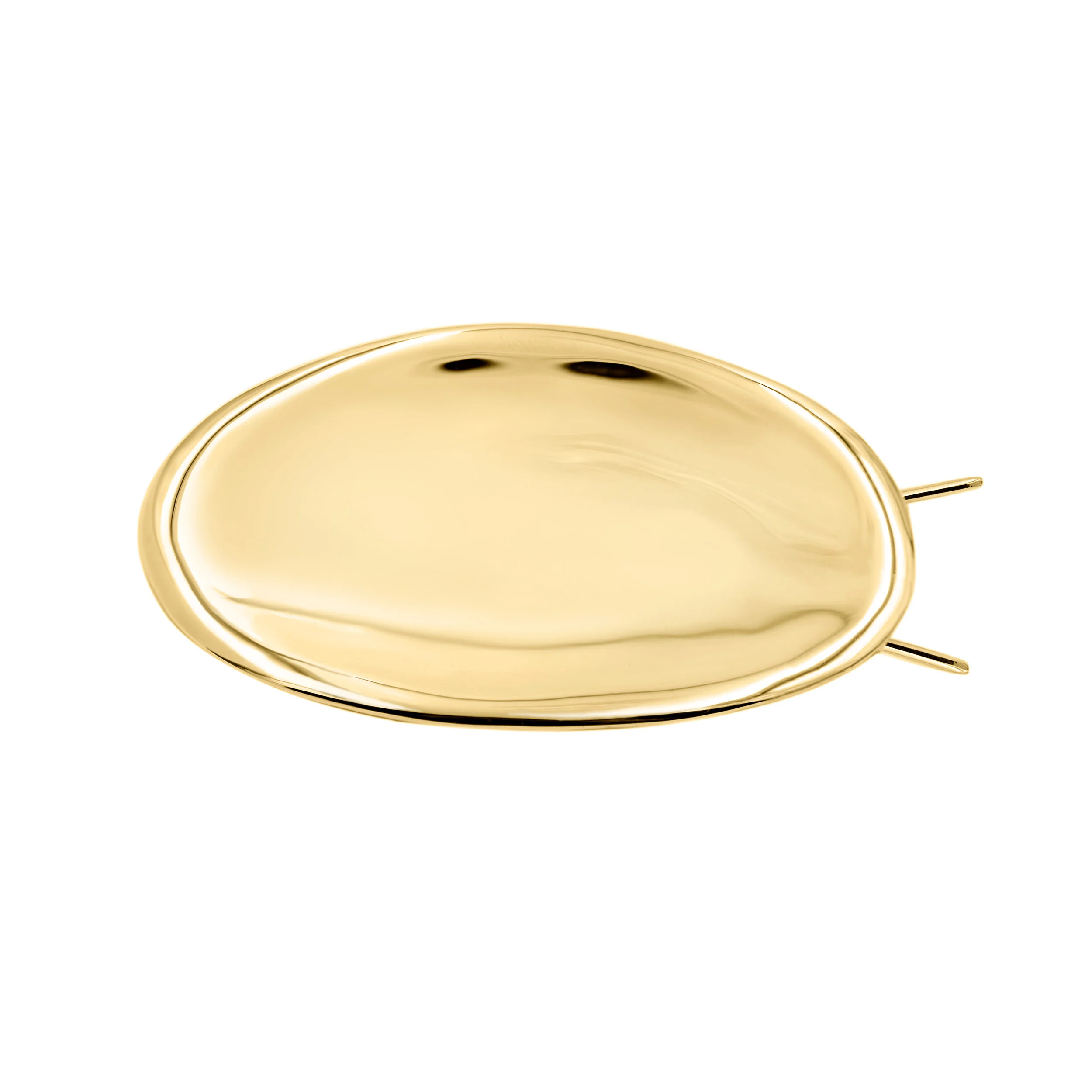 Oval Thumbprint Hairclip