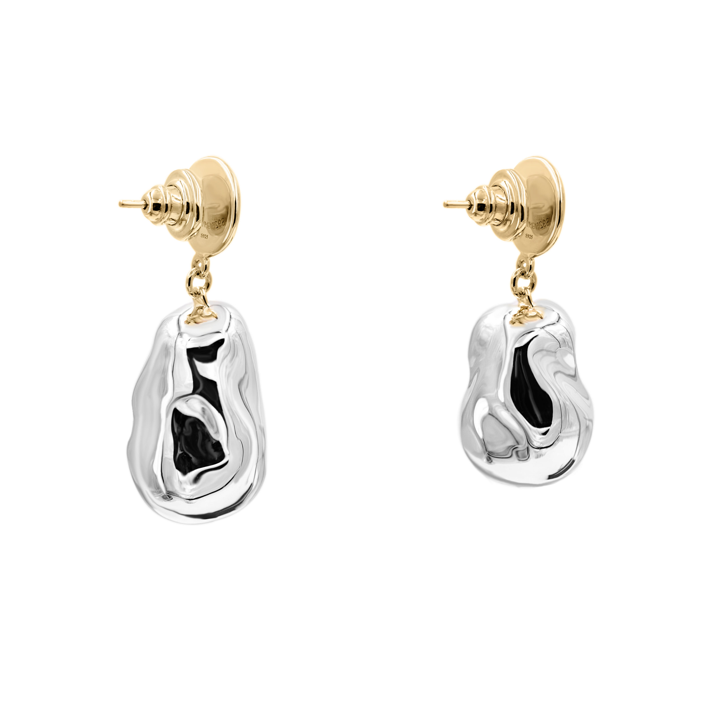 Medium Silver Pearl x Small TP Earrings 2.jpg