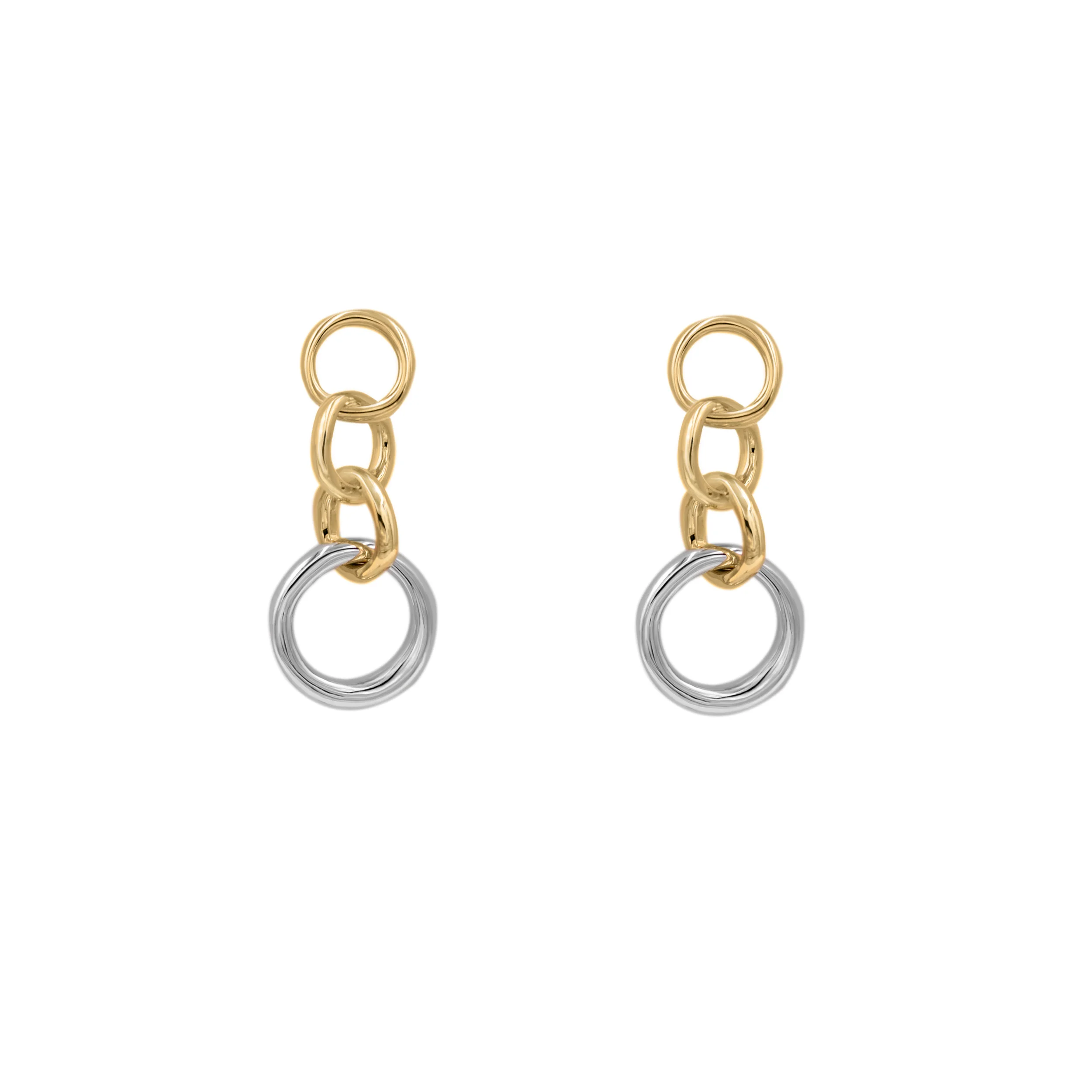 4 Mixed Link Earrings