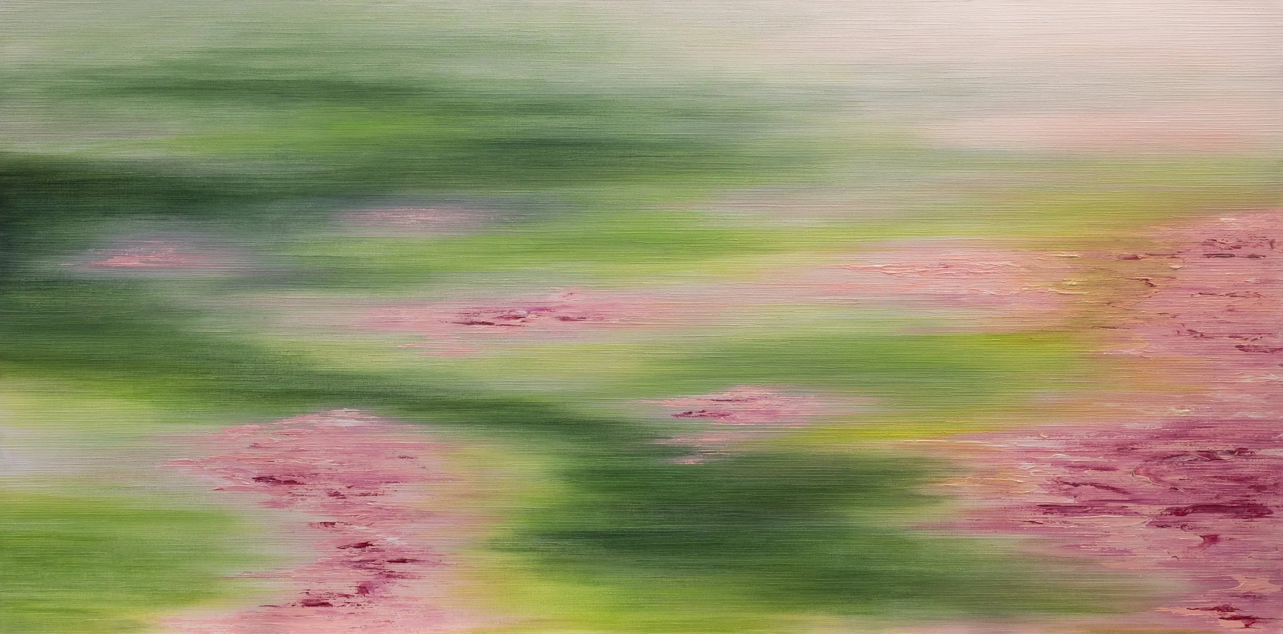 72”W x 36”H | Acrylic on canvas