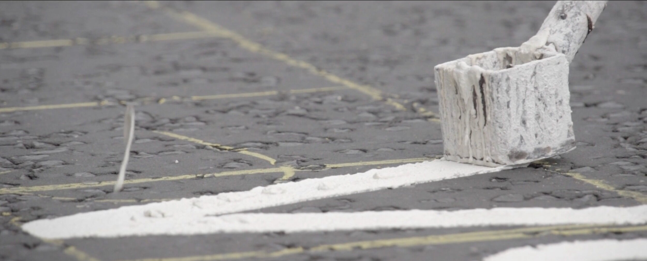 In our short documentary film, Roadliners , we celebrate local road marking heroes, Tam and Jim as they hand pour and paint lines and type on the streets of Glasgow.