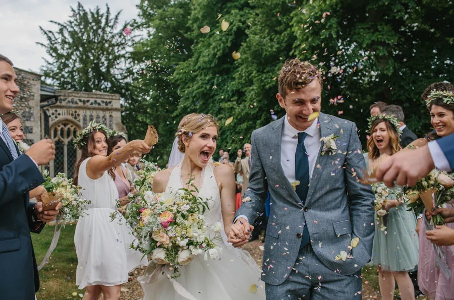Our wonderful, self-professed goofy San Francisco-based couple wanted a beautiful, English midsummer wedding. Taking inspiration from their unique combination of English, Swedish and American heritage, we put together a rustic, fun and relaxed three-day event. Contrasting textures and patterns, Dutch-inspired flower design and cute, personal touches.