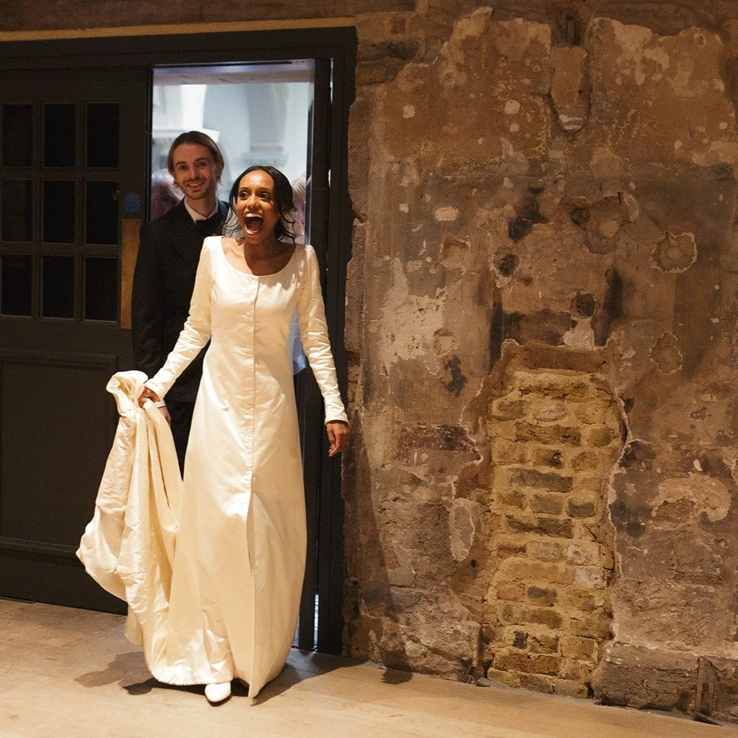 Honestly one of our favourite moments of a wedding day is sneaking the couple into the reception space to see how we brought their vision to life - and it's these photos and faces that we treasure forever :)

@katebunnyhampson 
@eventsatbac 

#weddin