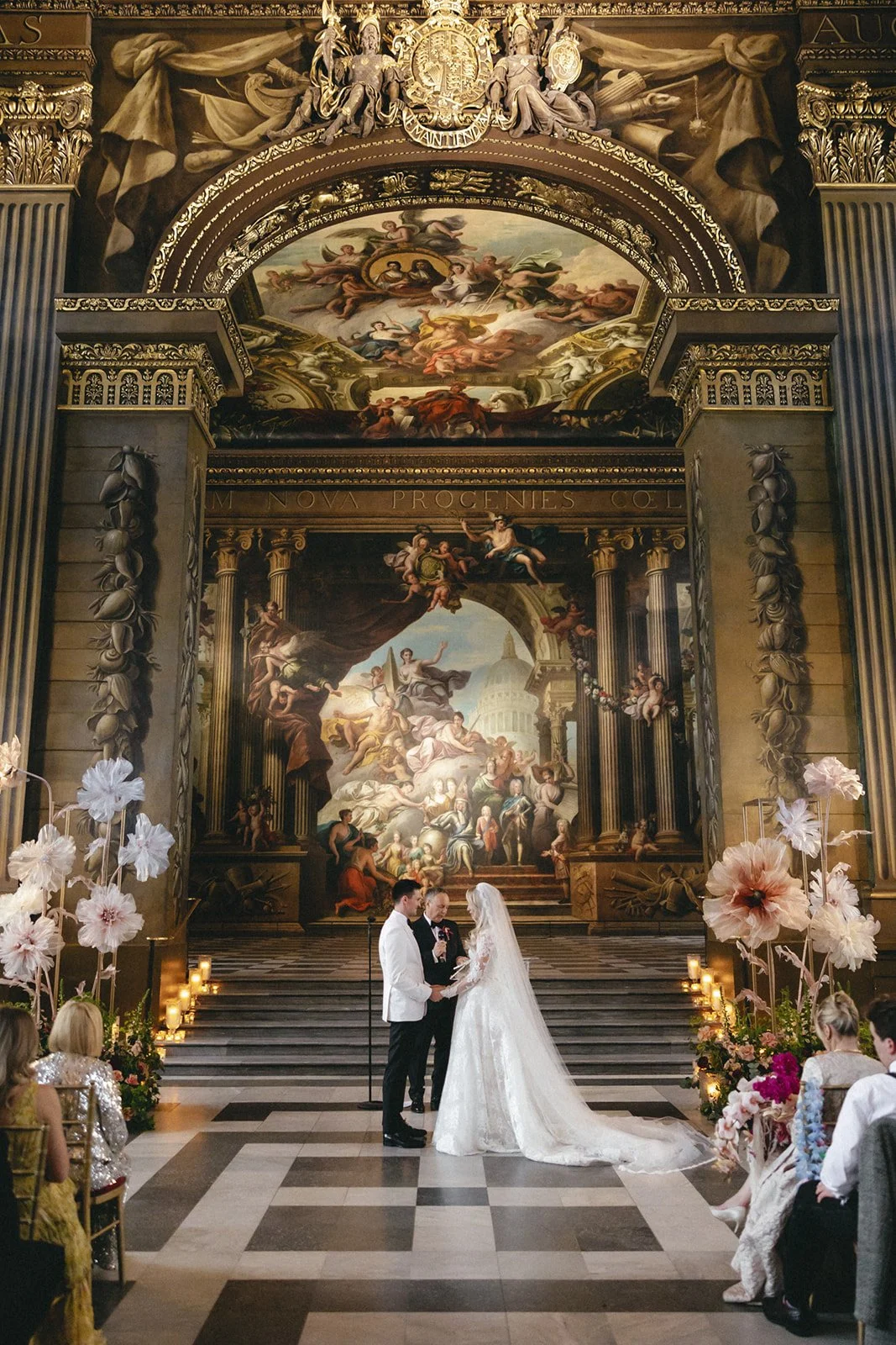 Luxury wedding planner old royal naval college painted hall