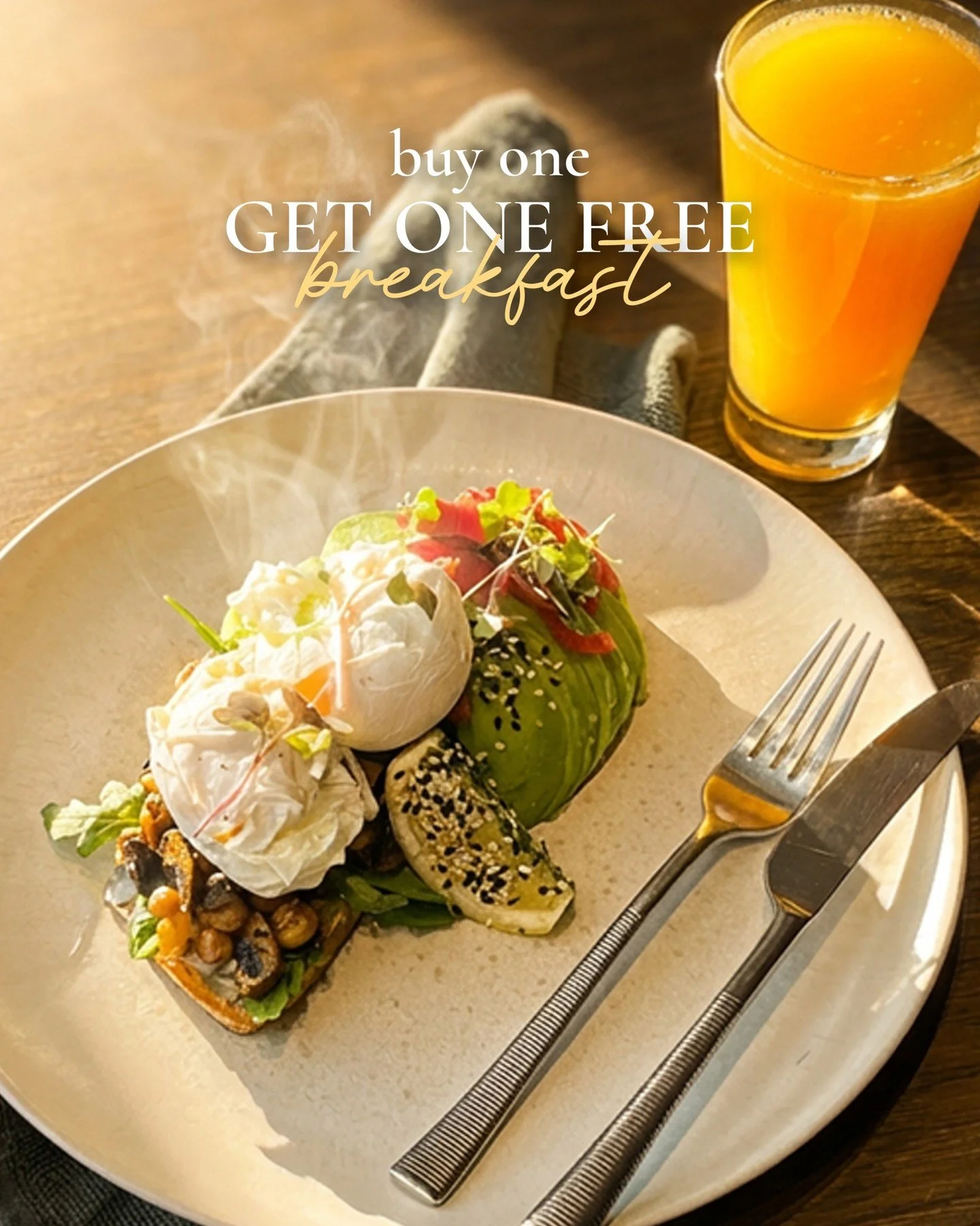 BUY 1 BREAKFAST, GET 1 FREE

Are you part of our LOYALTY PROGRAMME? We have a special just for you! From the 16th to the 20th of February, GET 1 FREE BREAKFAST when you order any breakfast at Circus Circus.

If you would like to join our Loyalty Prog