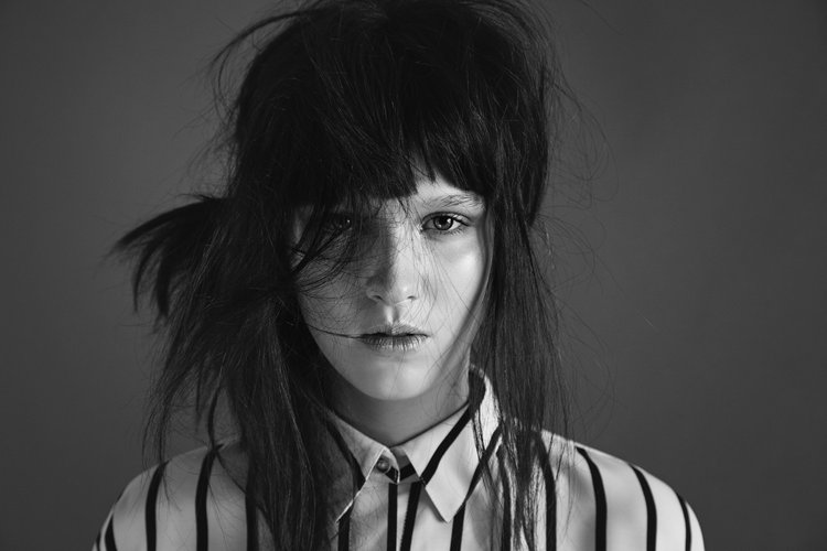 Blue Brush — fashion photography by Baiba Jakubaite, Doha