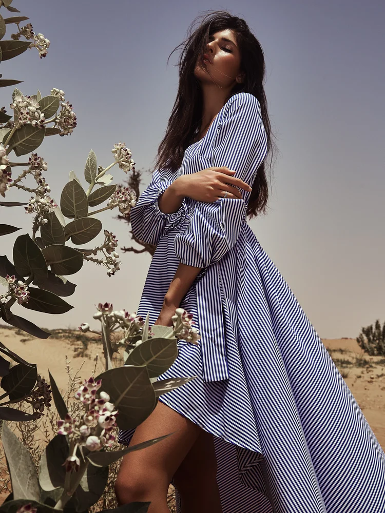 Kiki Grinberga — fashion photography by Baiba Jakubaite, Doha