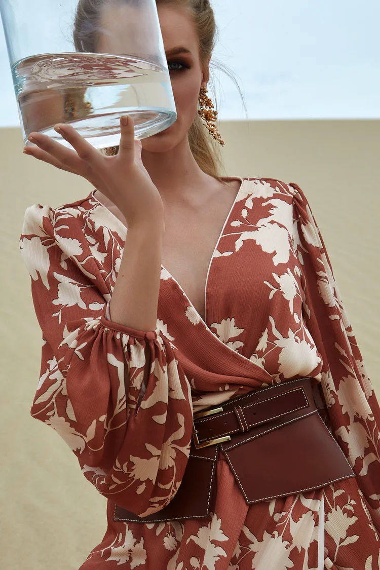 Lost in Dunes — fashion photography by Baiba Jakubaite, Doha