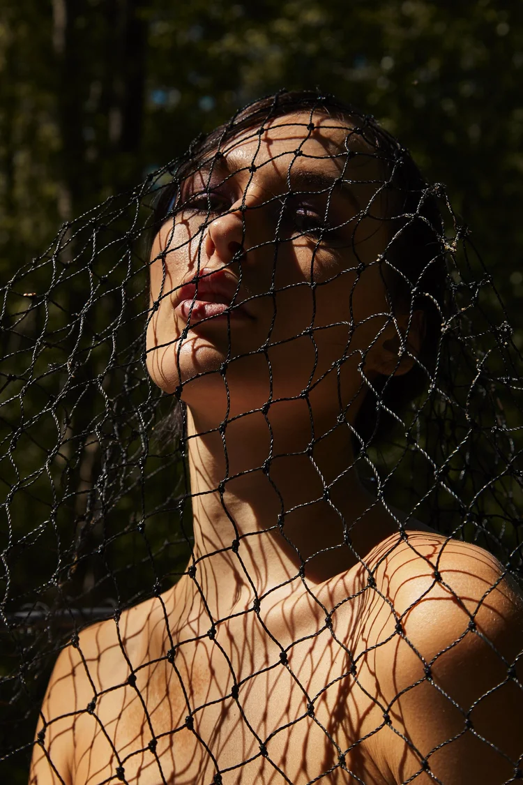Lake — fashion photography by Baiba Jakubaite, Doha