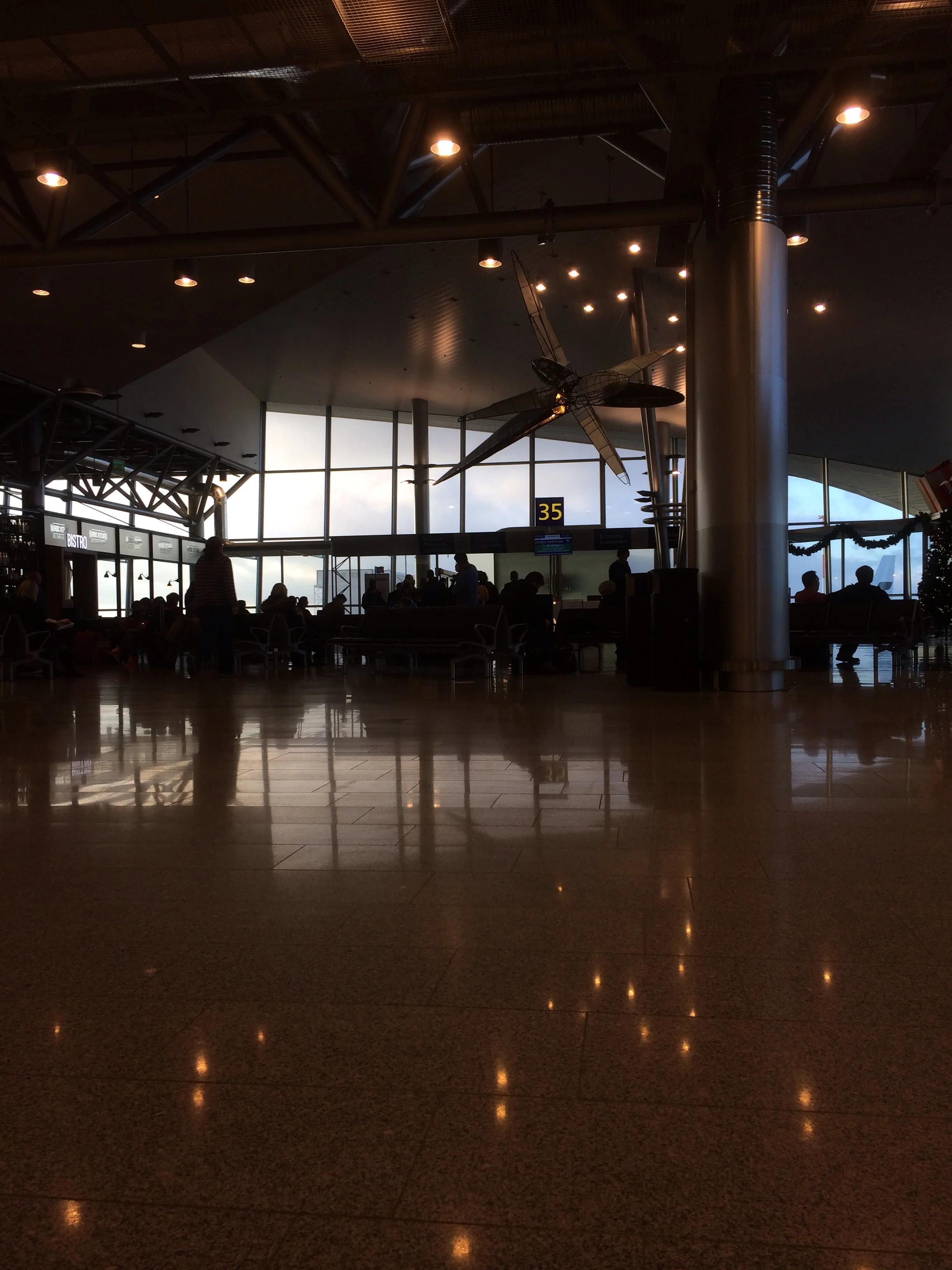 I don't even remember being on this side of the airport