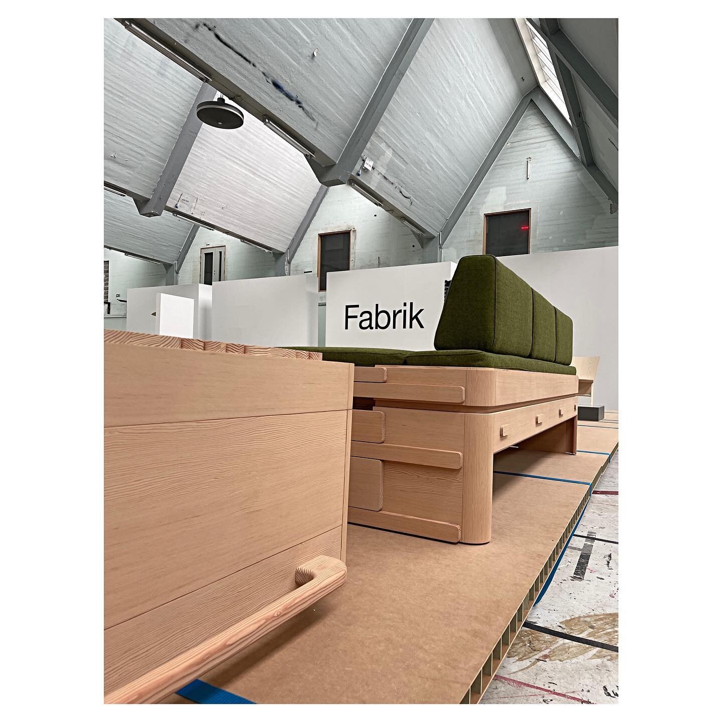 Last week to come and see the exhibition &ldquo;Fabrik&rdquo; at @fabrikkenffkd the last day will be on Sunday 6th November. 
- 
-

 &ldquo;A Lifetime&rdquo; furniture is made together with carpentry @antonballeas and upholstery Helle Ohnemus for exh