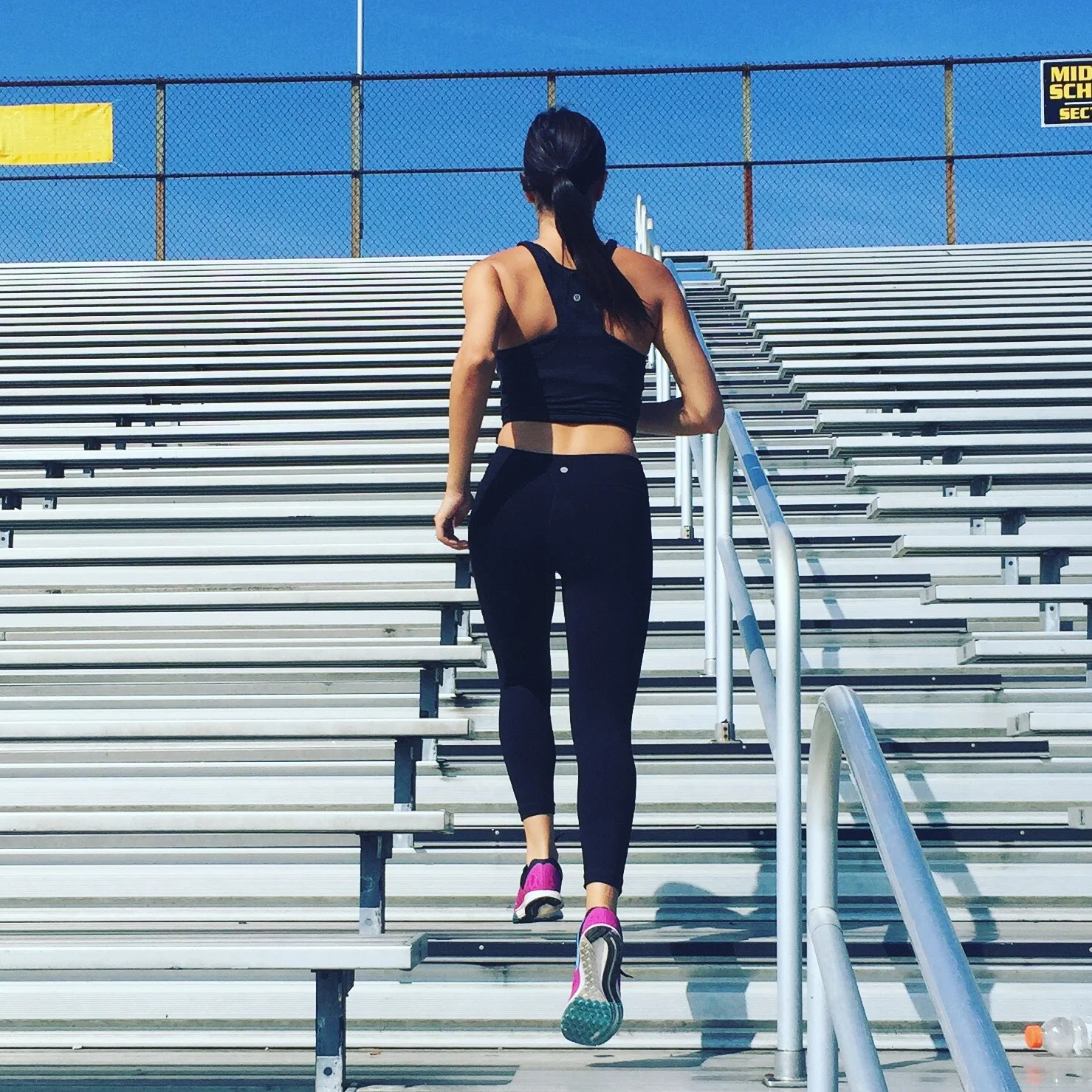Tank top: Lululemon | Leggings: Vimmia Active | Shoes: Nike