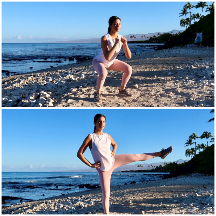 15 Squat + Lateral Leg Lifts