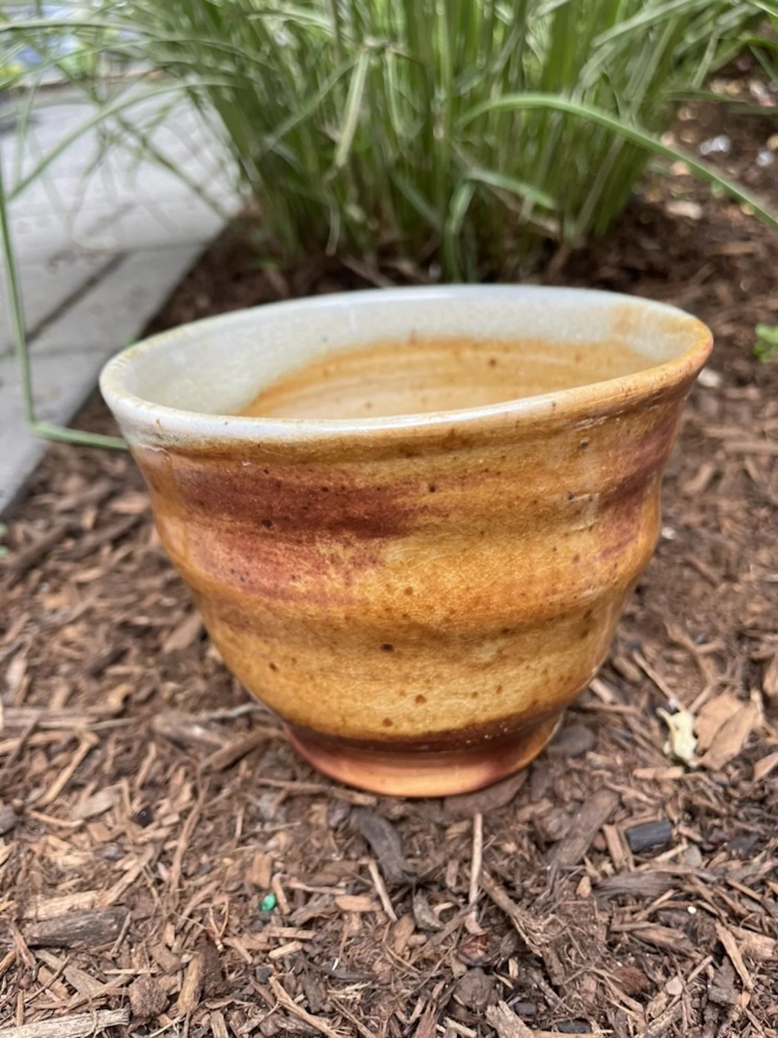 wood fired shino tall bowl.jpeg