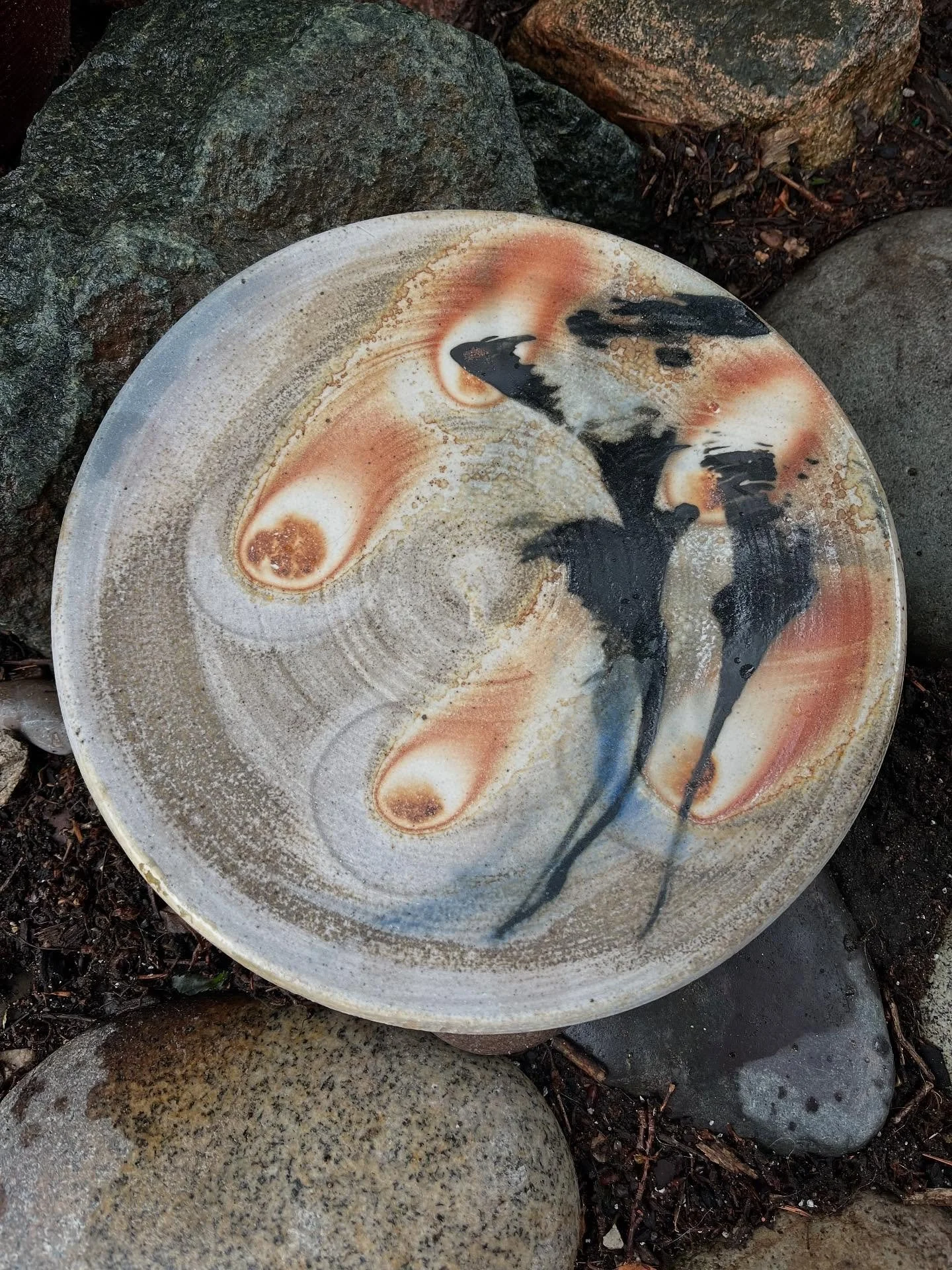 adding some brushwork drama to this plate set where imagination + memory of underwater plant movement meets wood fire wad flashes

I&rsquo;ll have another serving of that, please!

wonderful results for everyone in @amysongceramics most recent train 