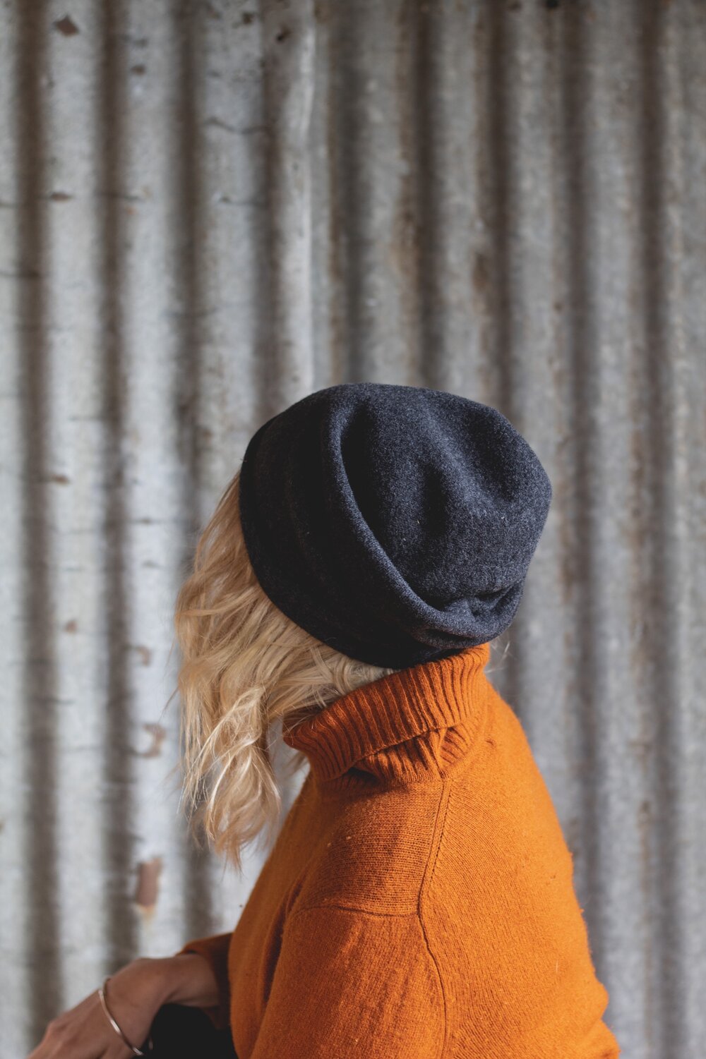 Dark Yellow Wool Beanie Hat — Collingwood-Norris