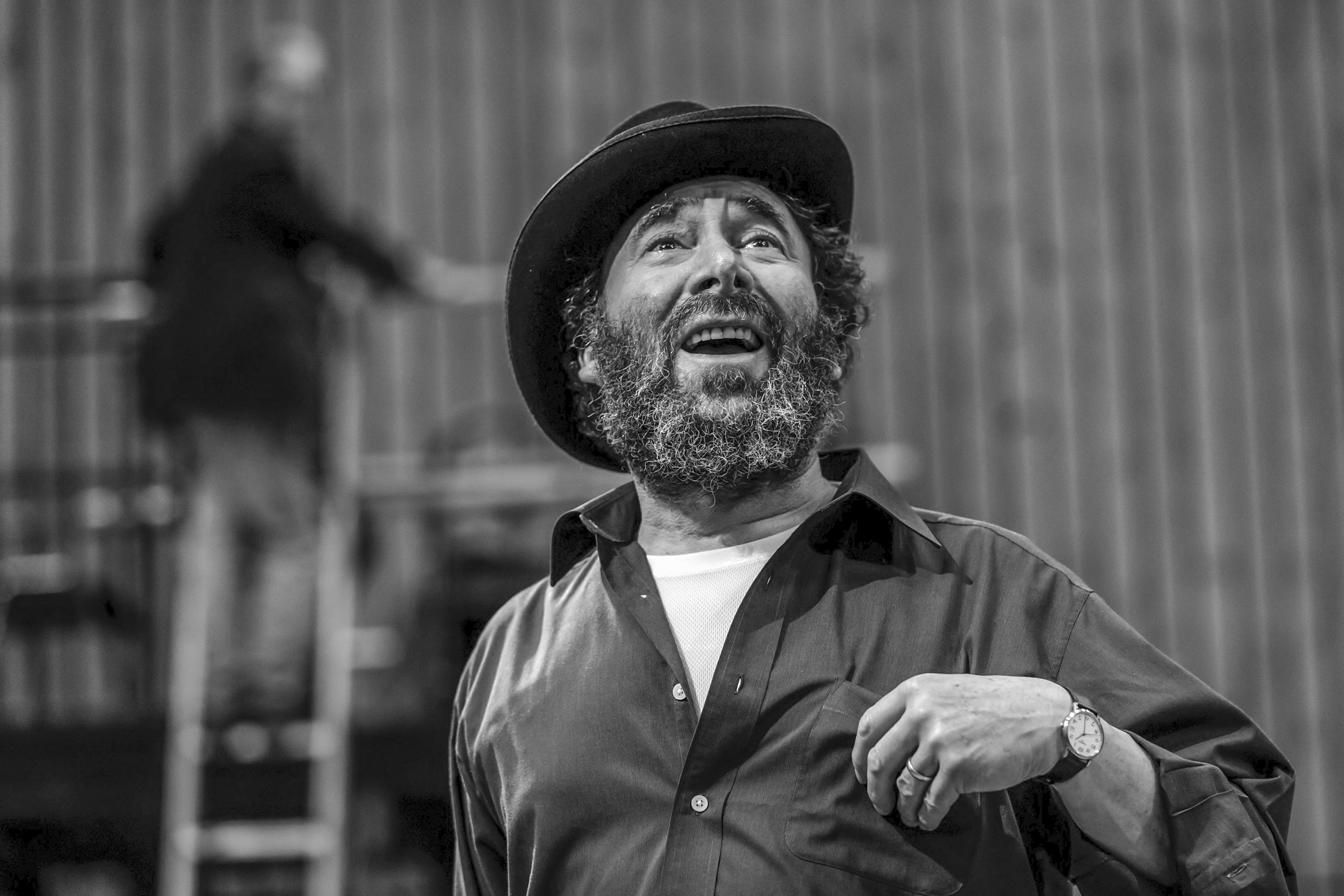   The Captain Of Kopenick  , Rehearsals, NT, London   Sir Antony Sher  