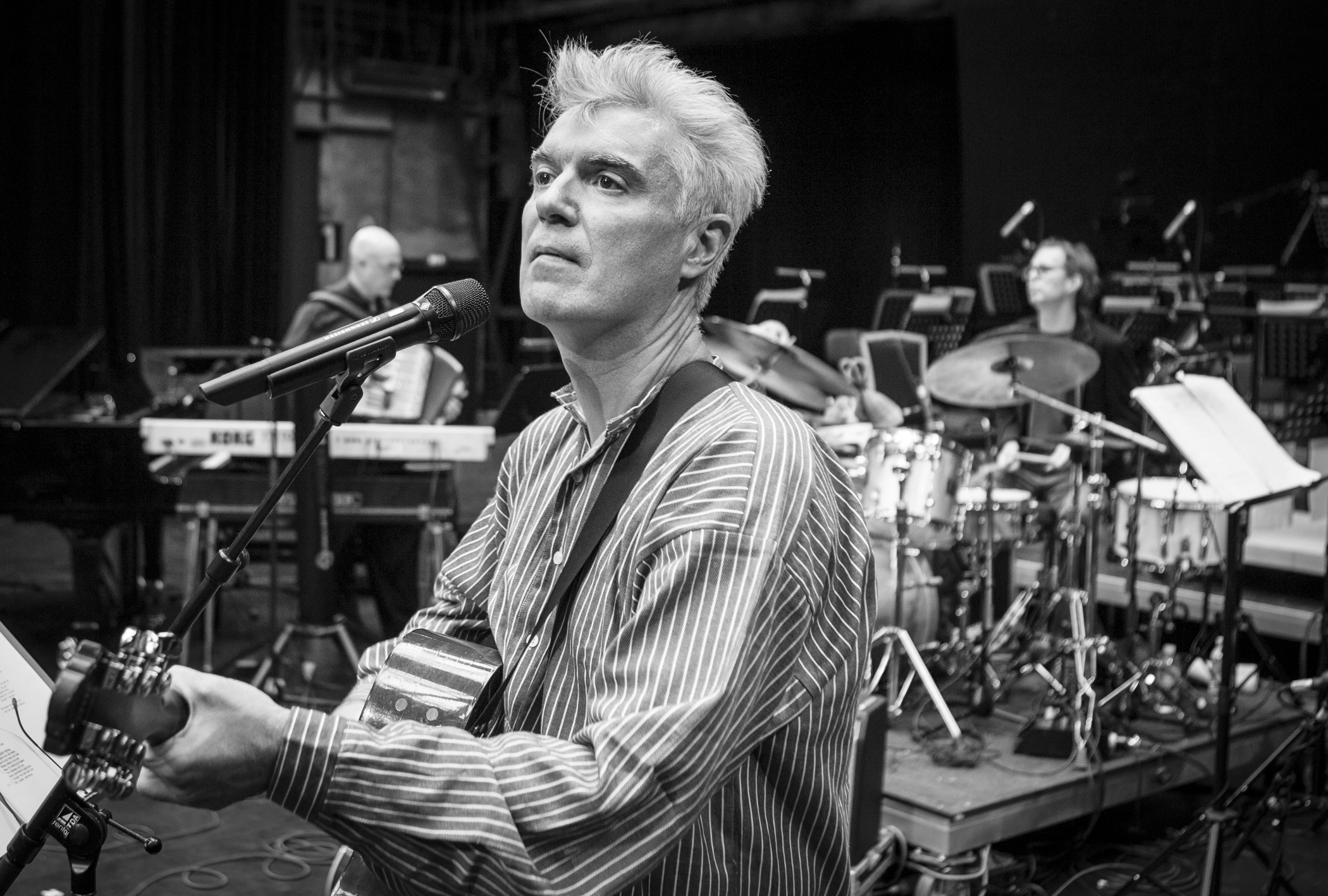    David Byrne  , Musician, Rehearsals, Ruhrtriennale, Bochum, Germany 