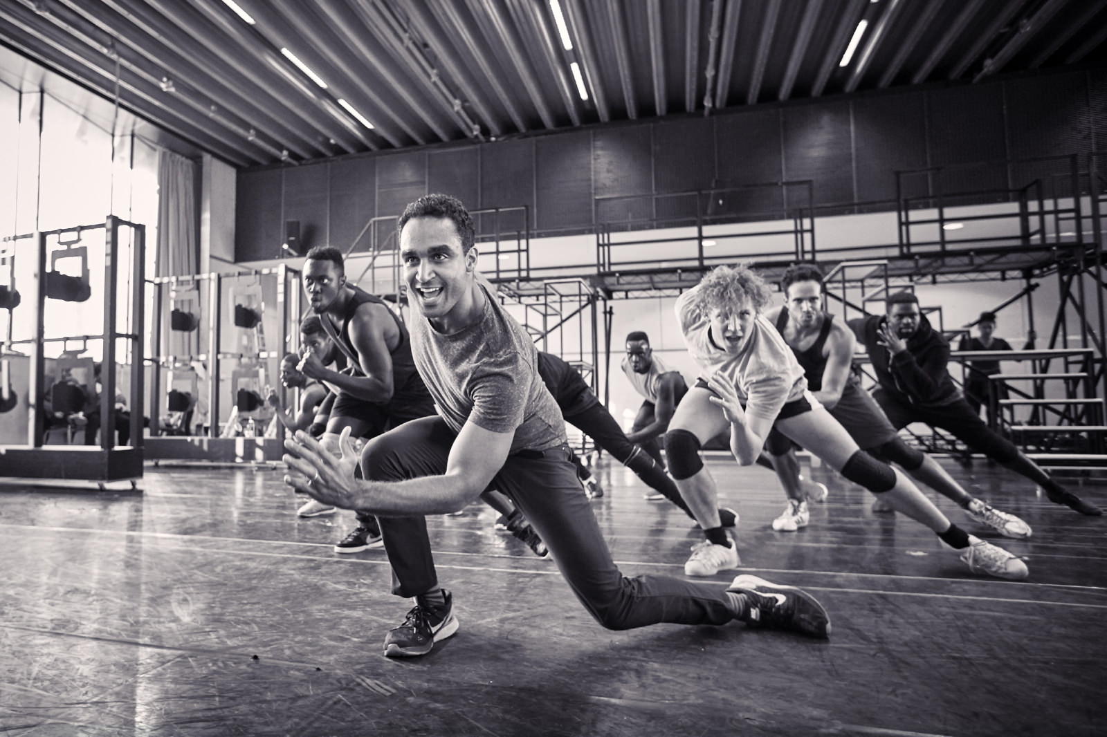 09-Joe Aaron Reid and the company in rehearsals for Dreamgirls. (2).JPG