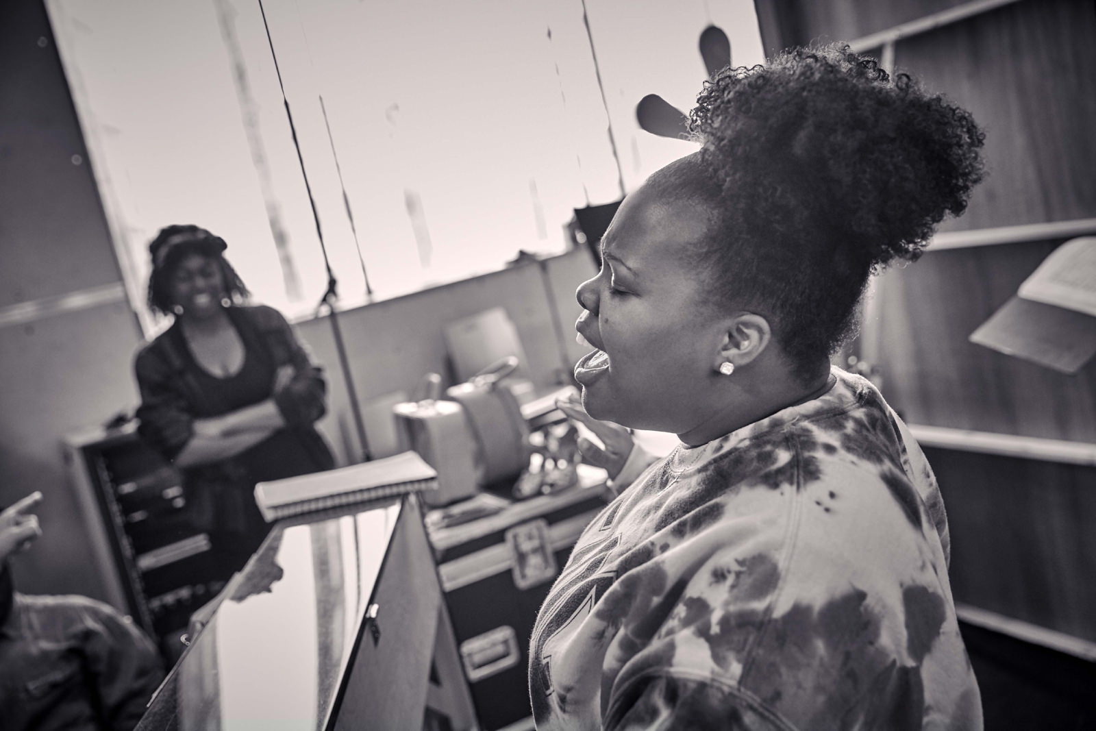 18-Amber Riley in rehearsals for Dreamgirls..JPG