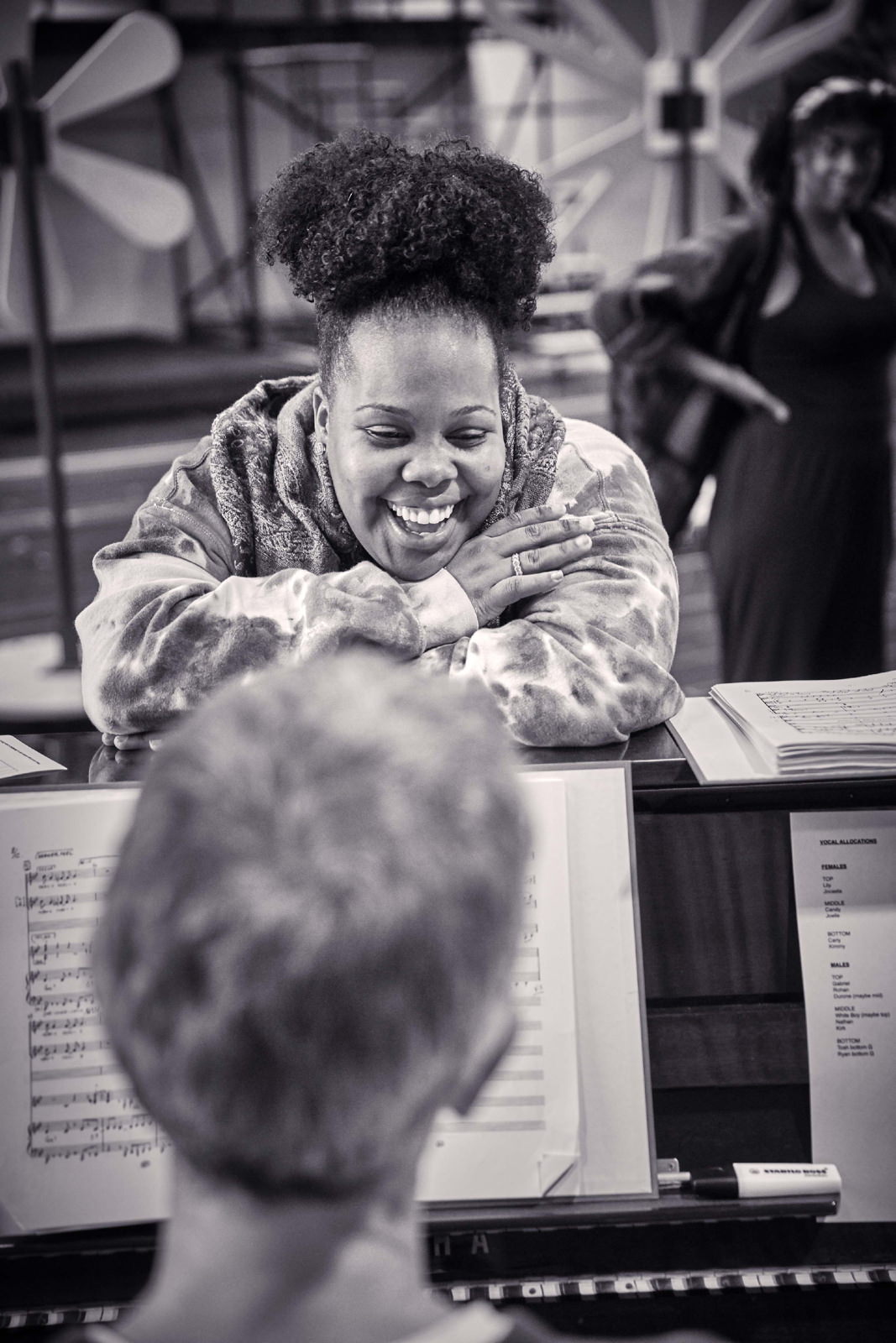 20-Amber Riley in rehearsals for Dreamgirls. (2).JPG