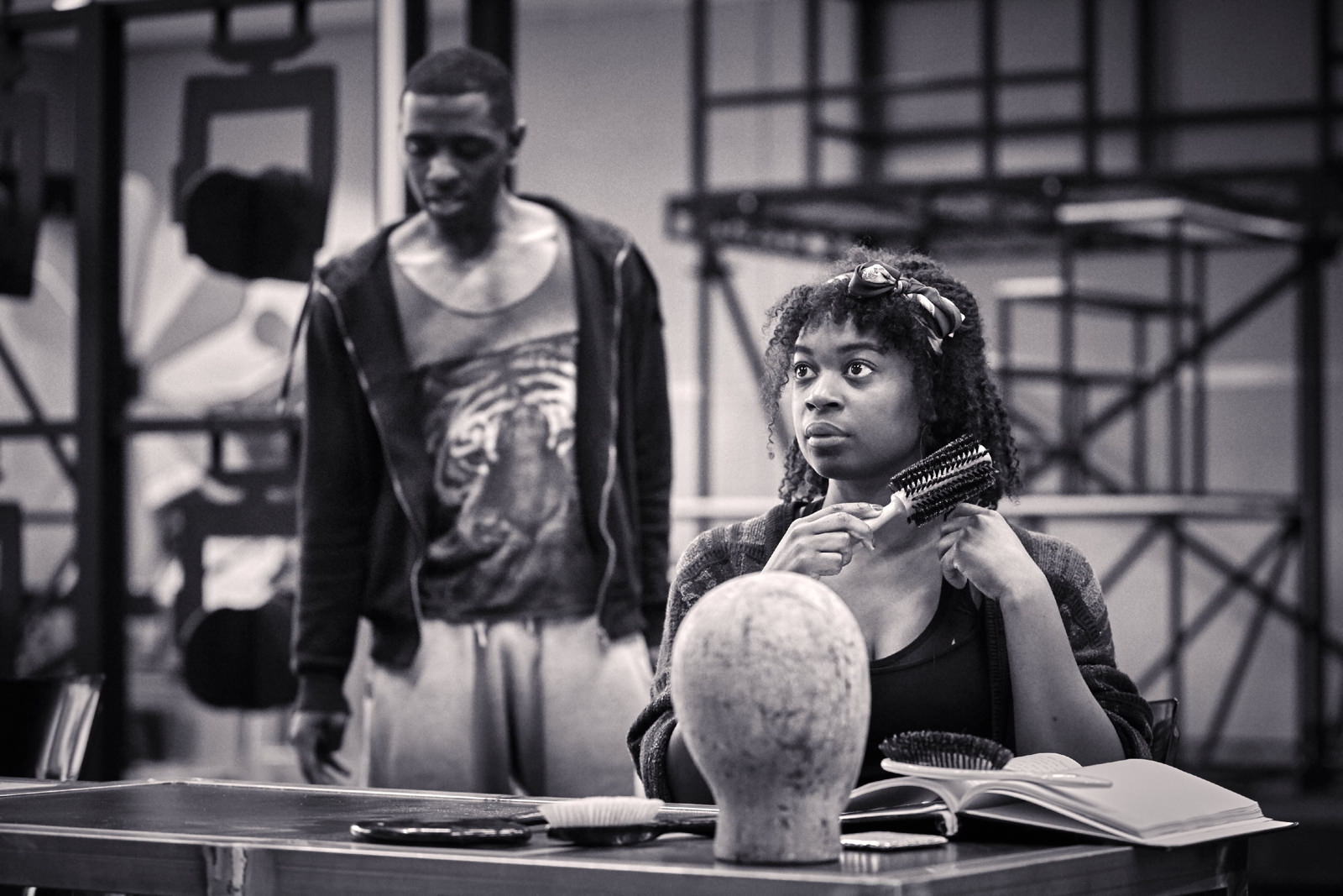 23-Ibinabo Jack in rehearsals for Dreamgirls..JPG