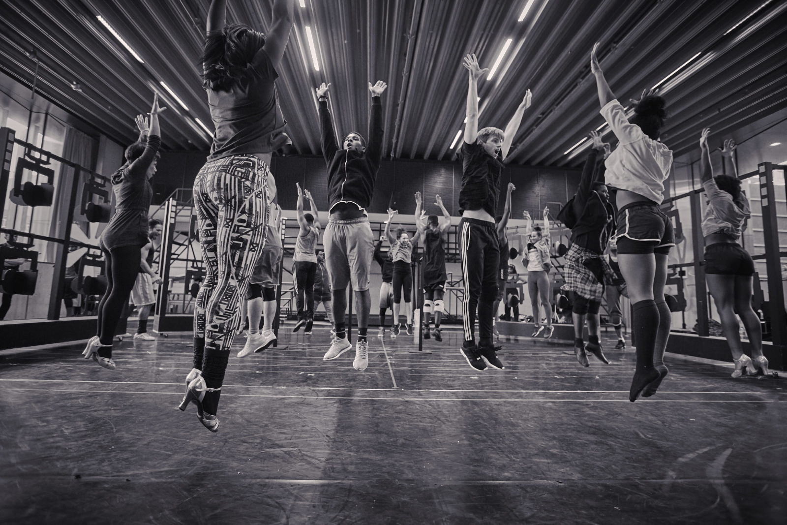30-The Company in rehearsals for Dreamgirls..JPG