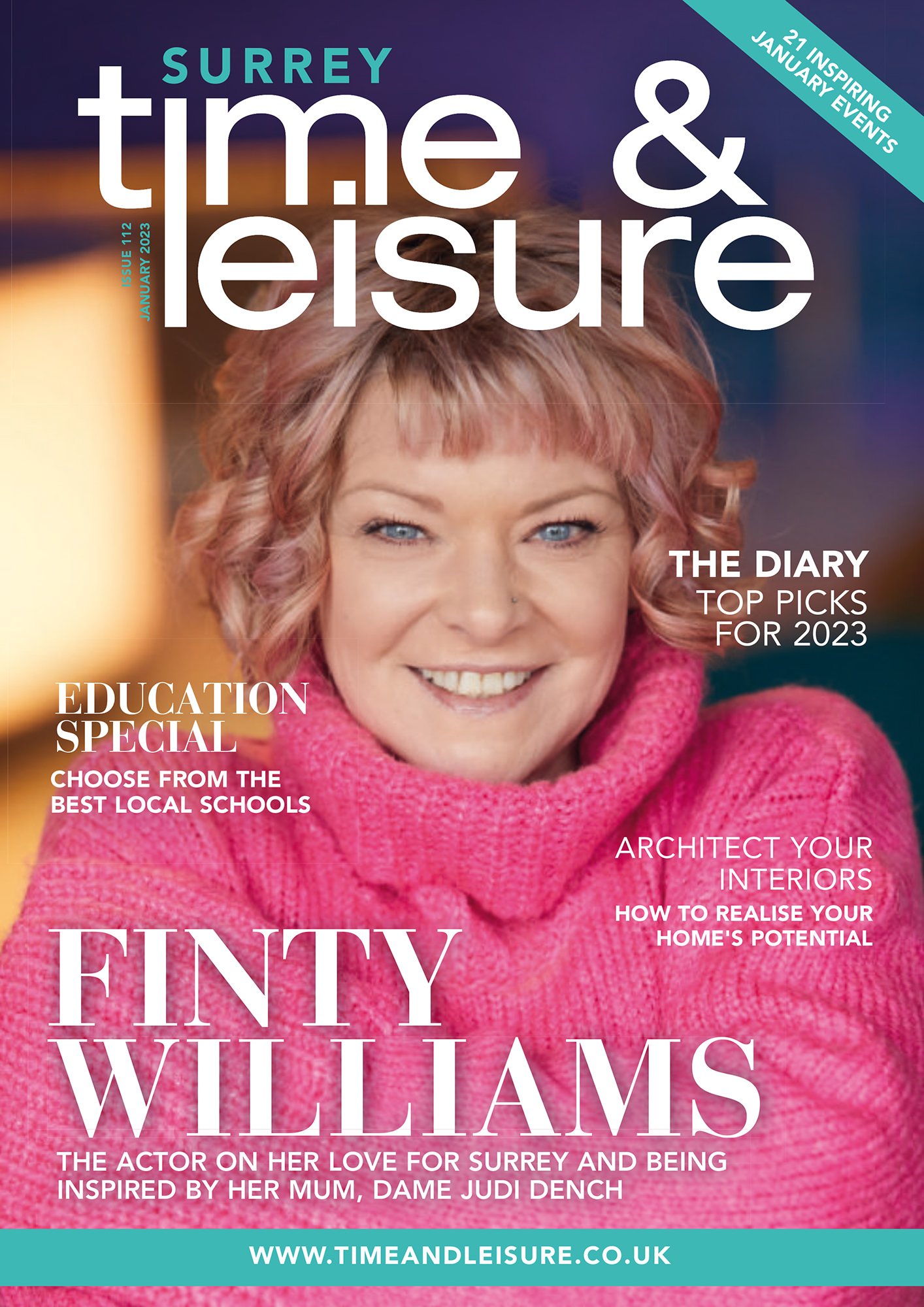  Finty Williams,  Actress  Portrait Shot for Time &amp; Leisure Magazine   