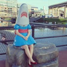 Shark Girl, downtown Buffalo, NY