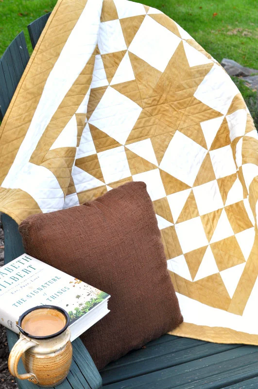 My Harvest quilt pattern with all the fall vibes!