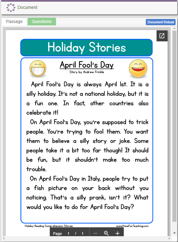 April Fool's Day