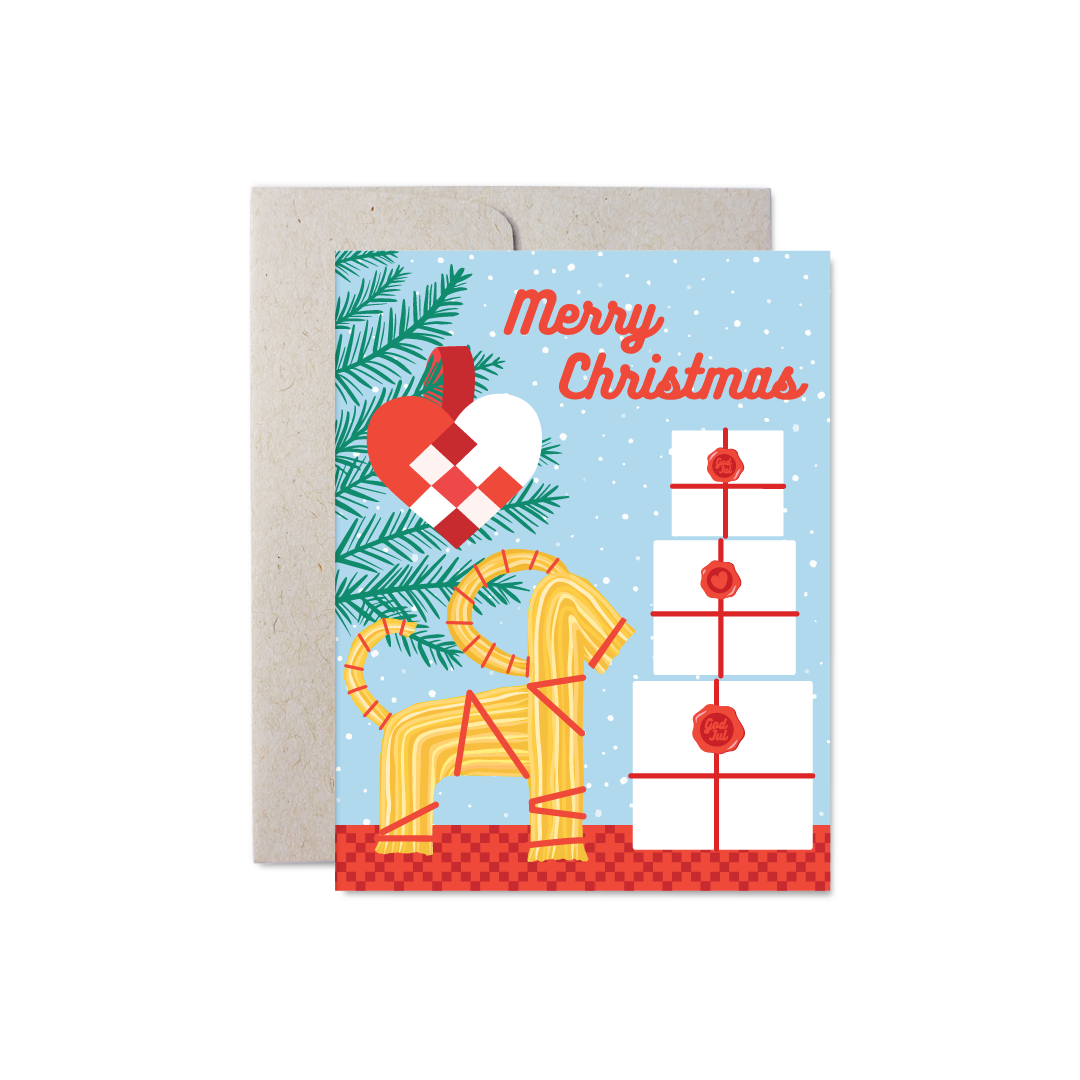 Swedish Holiday Greeting Card