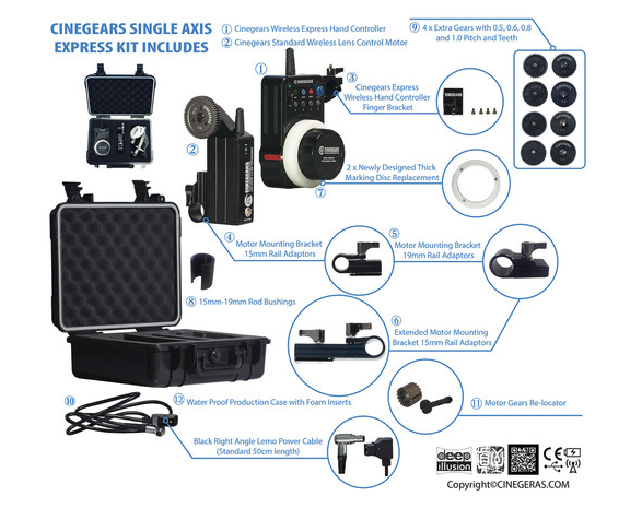 Cinegears Single Axis Express Kit, $1,989 at B&H .