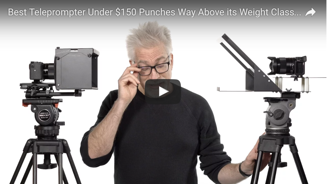 PRomptBox ONE: Best Teleprompter Under $150, Maybe a Whole Lot More