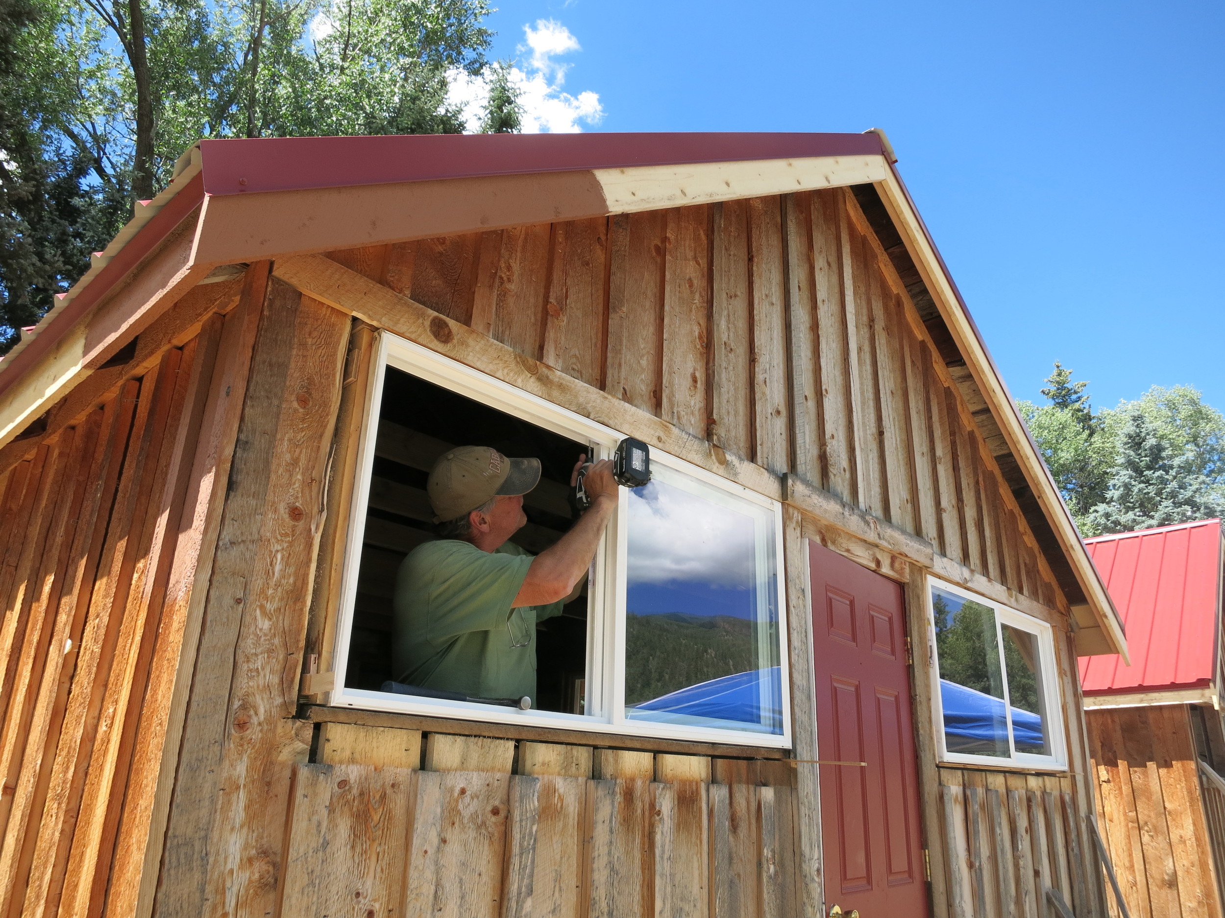 Cabins get new windows