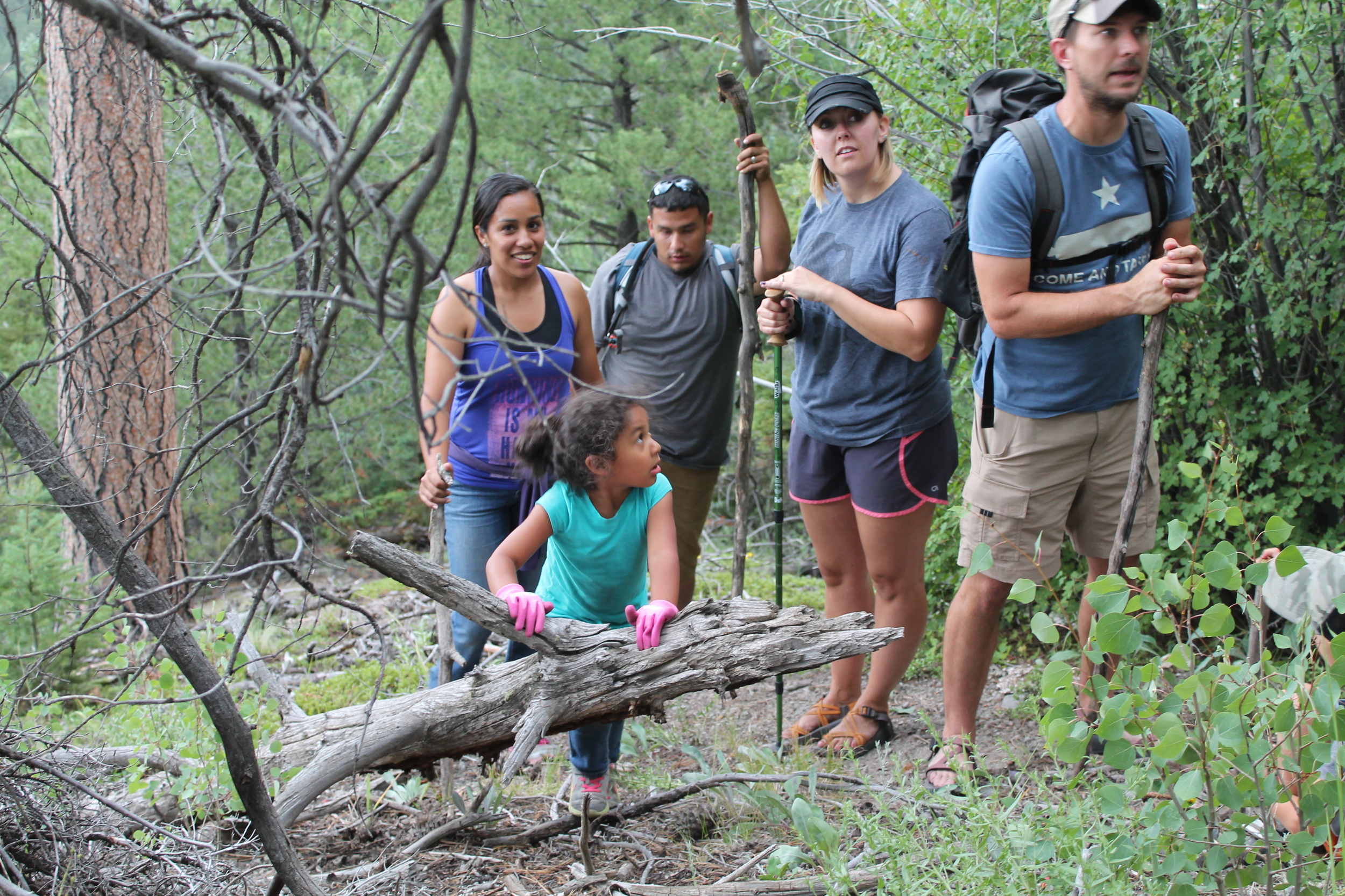 Climbing Mt Moriah