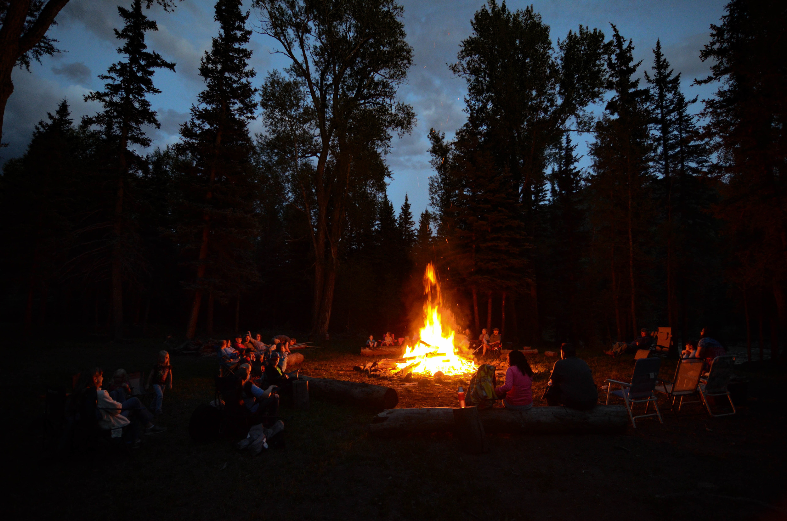 Fellowship around the campfire