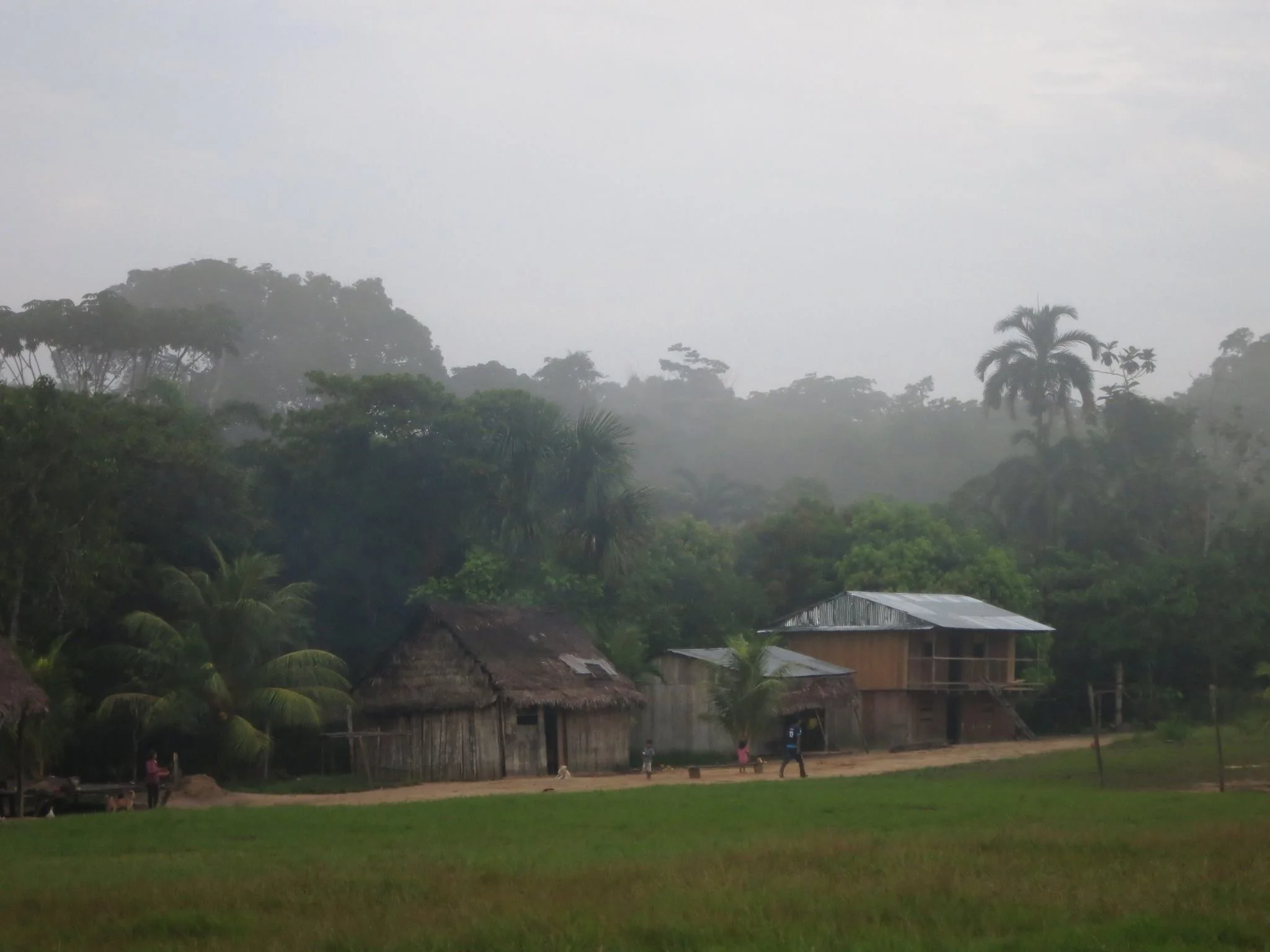 That's not fog or rain, it's the jungle humidity!!!