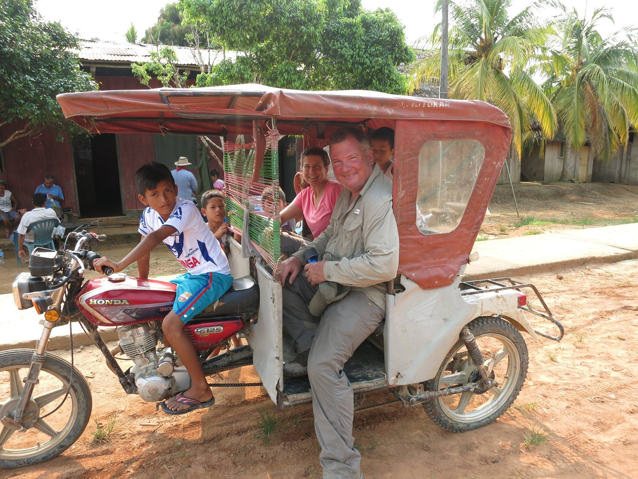 Motor taxi operated by a 12 yr old!