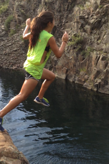 Cliff jumping