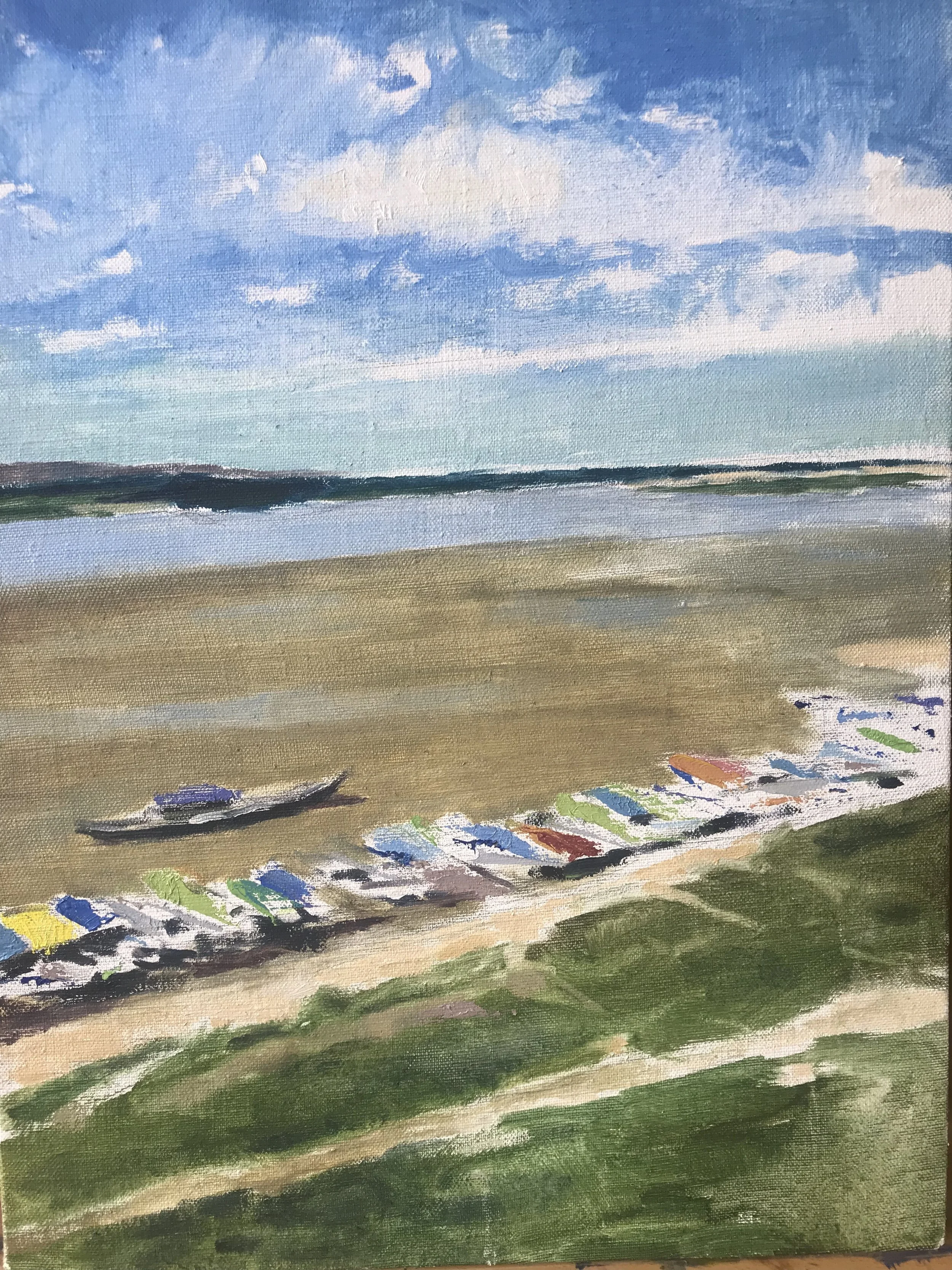 low tide