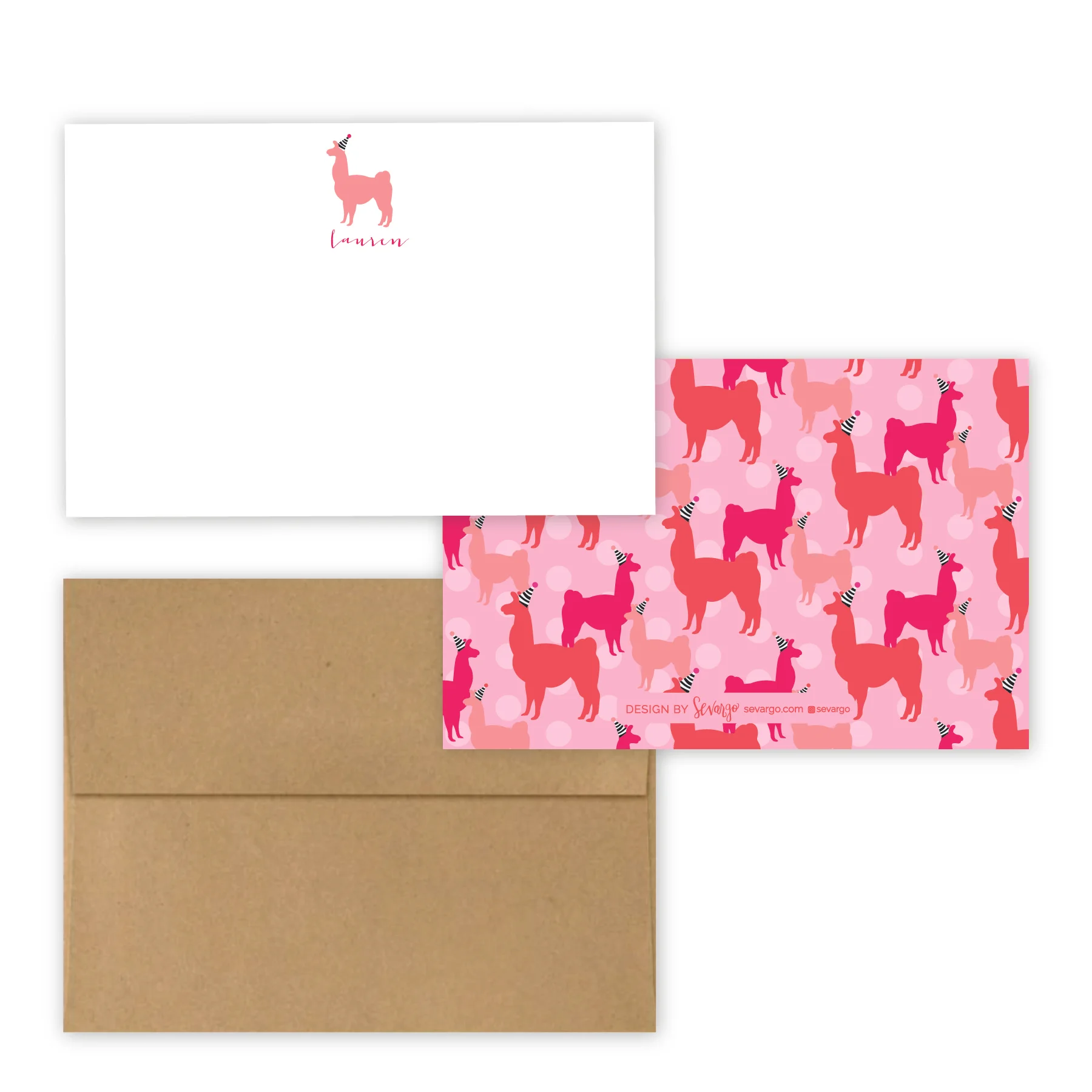 Pink llama stationery-01-01.jpg