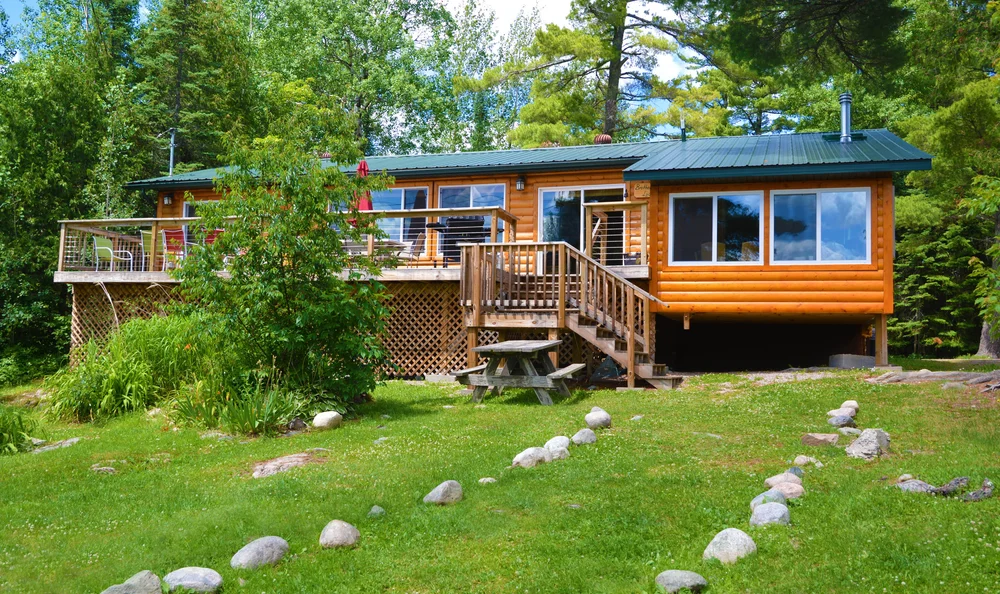 Cabin 24, the Brother Bear Lodge, among the pines