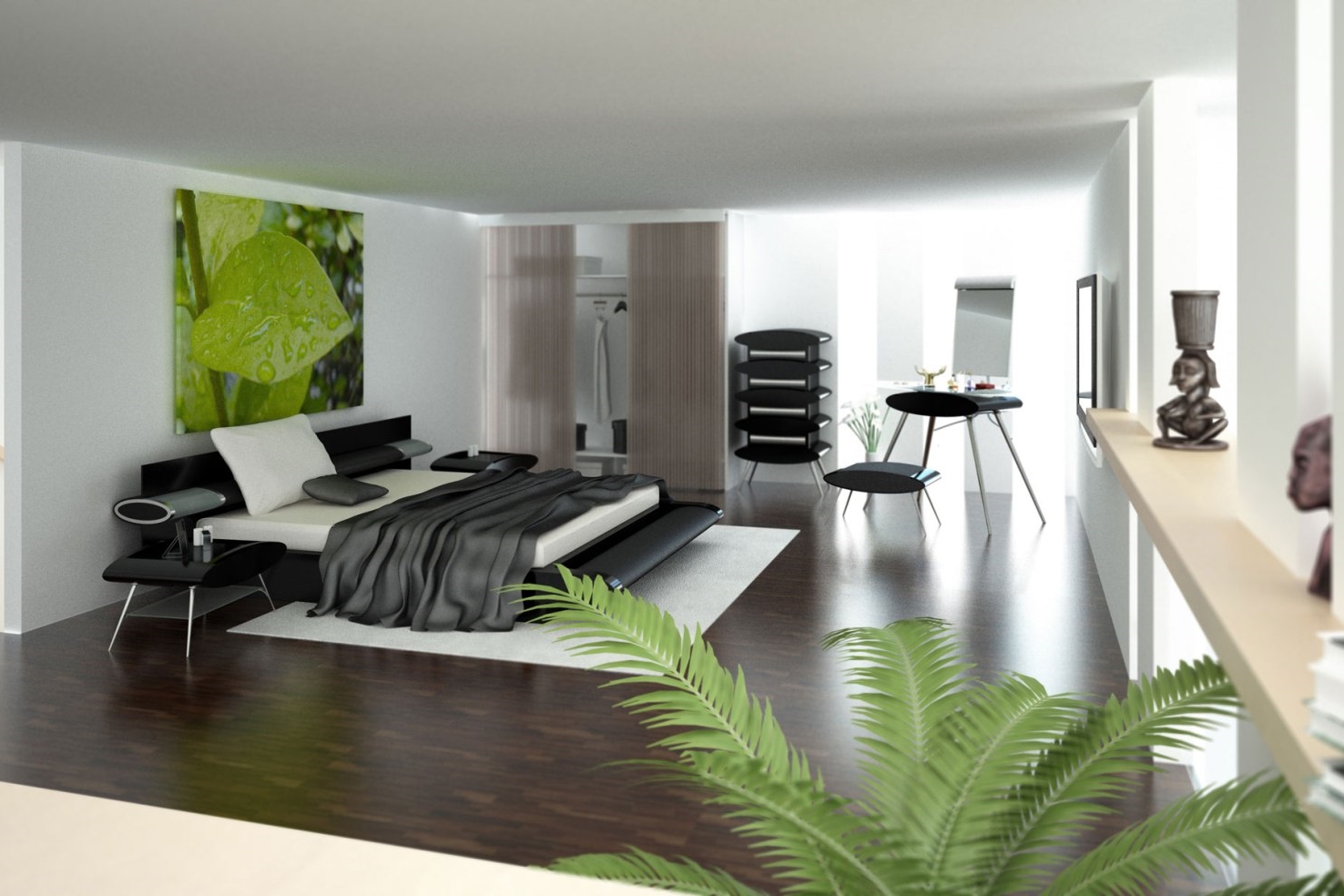 Green One Bedroom Apartment