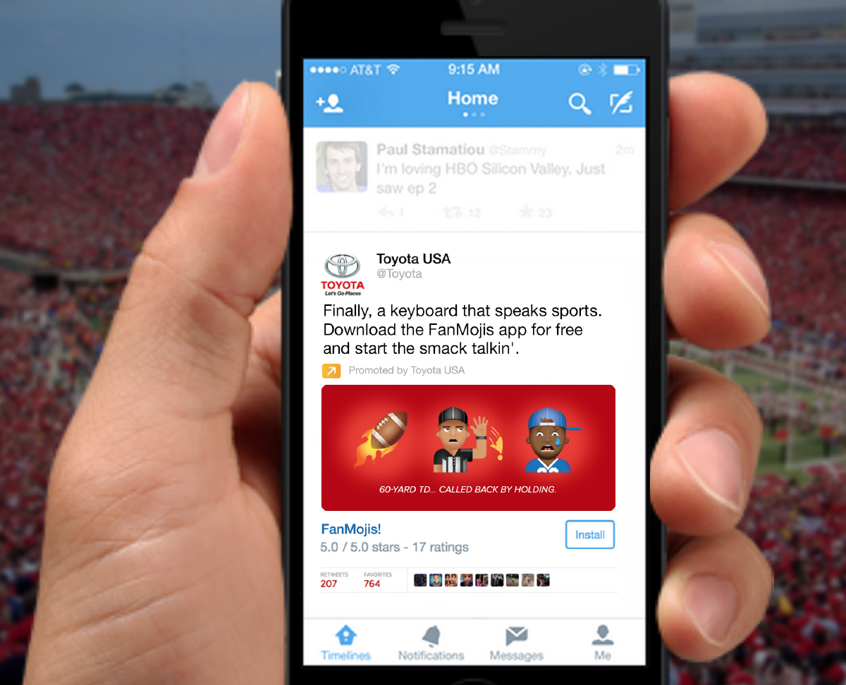 Play recaps using FanMojis