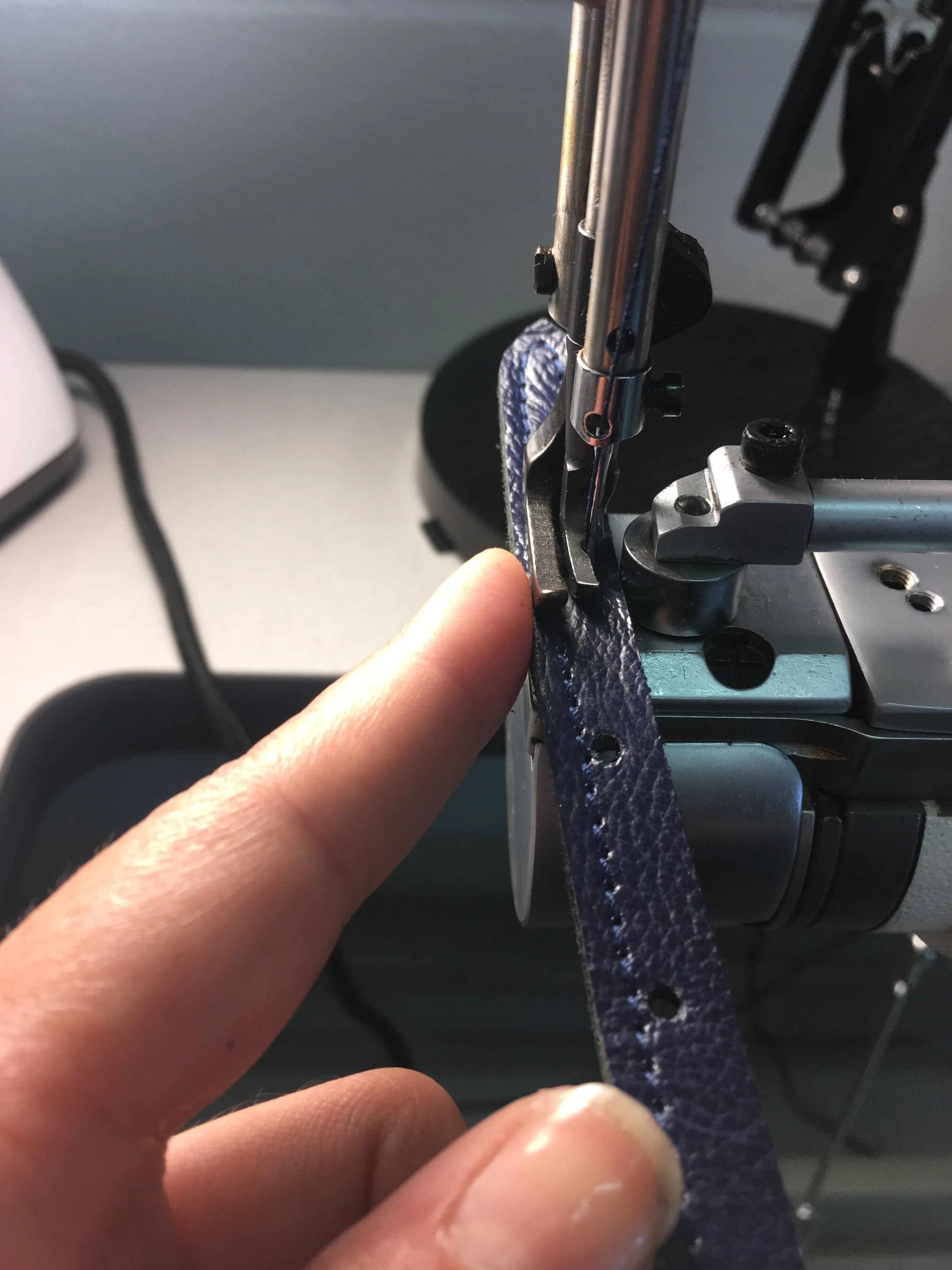 Recreating the buckle holes