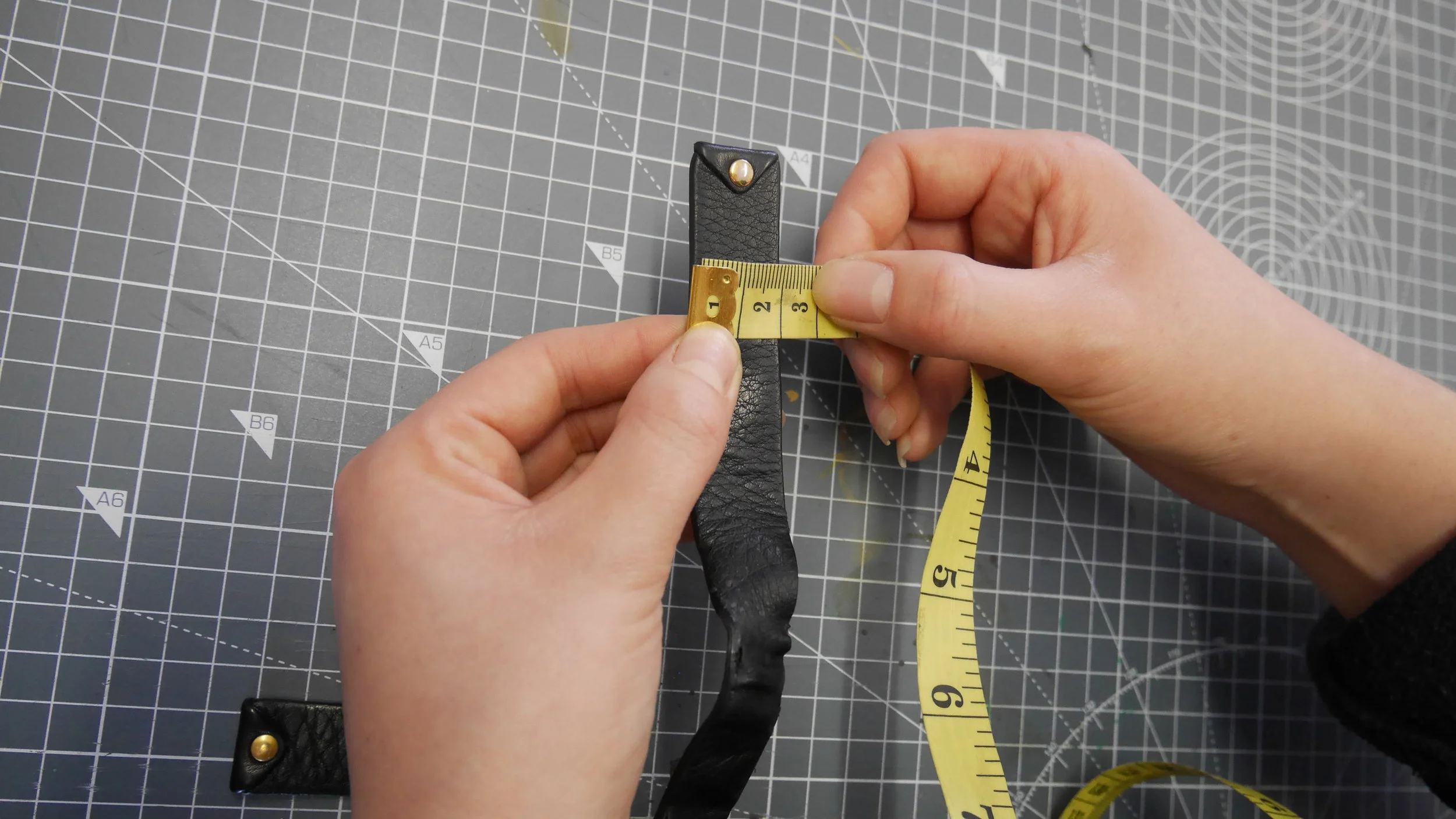 Measuring the original tassel